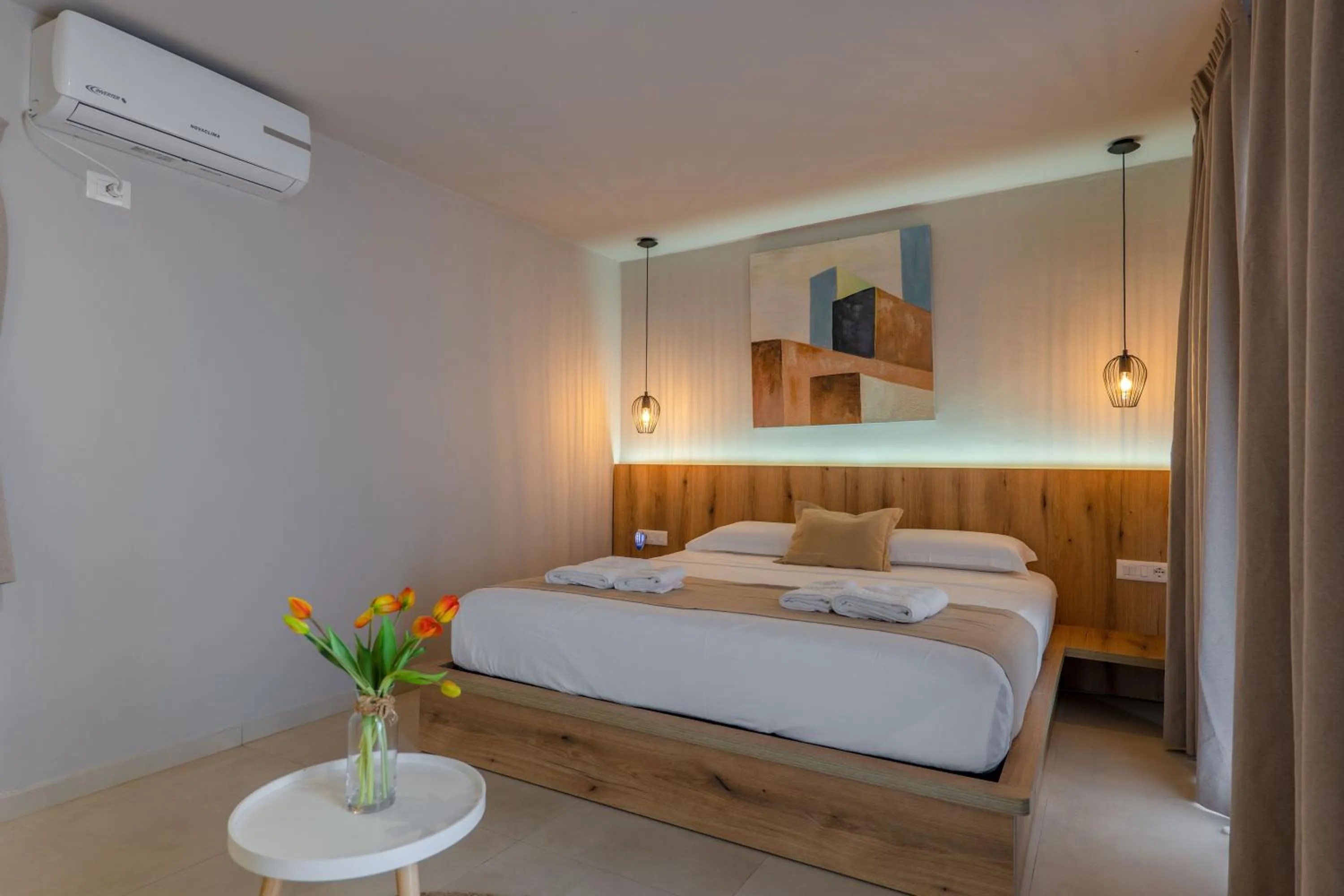 Bed in Arameras Beach Resort