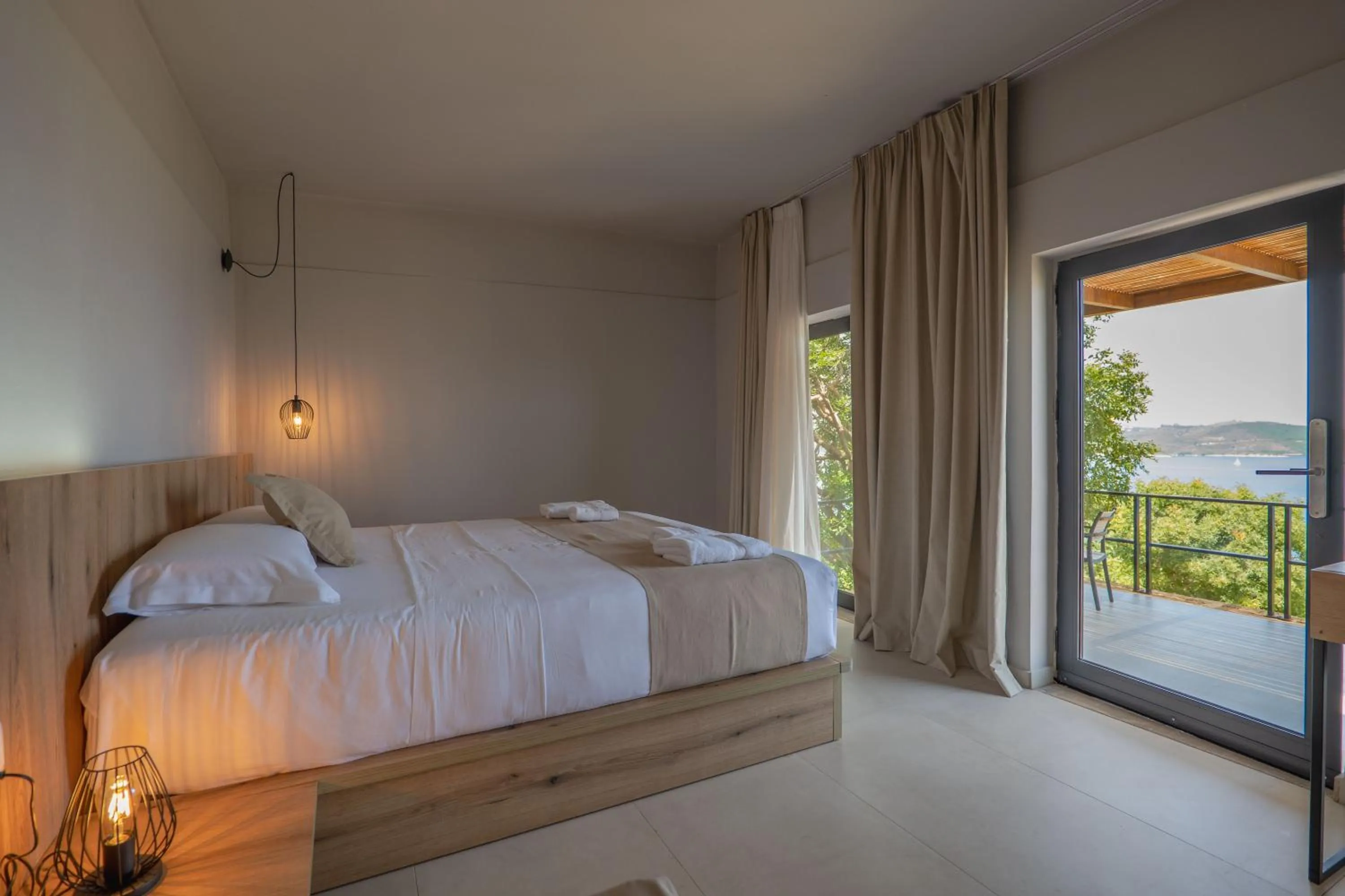 Bed in Arameras Beach Resort