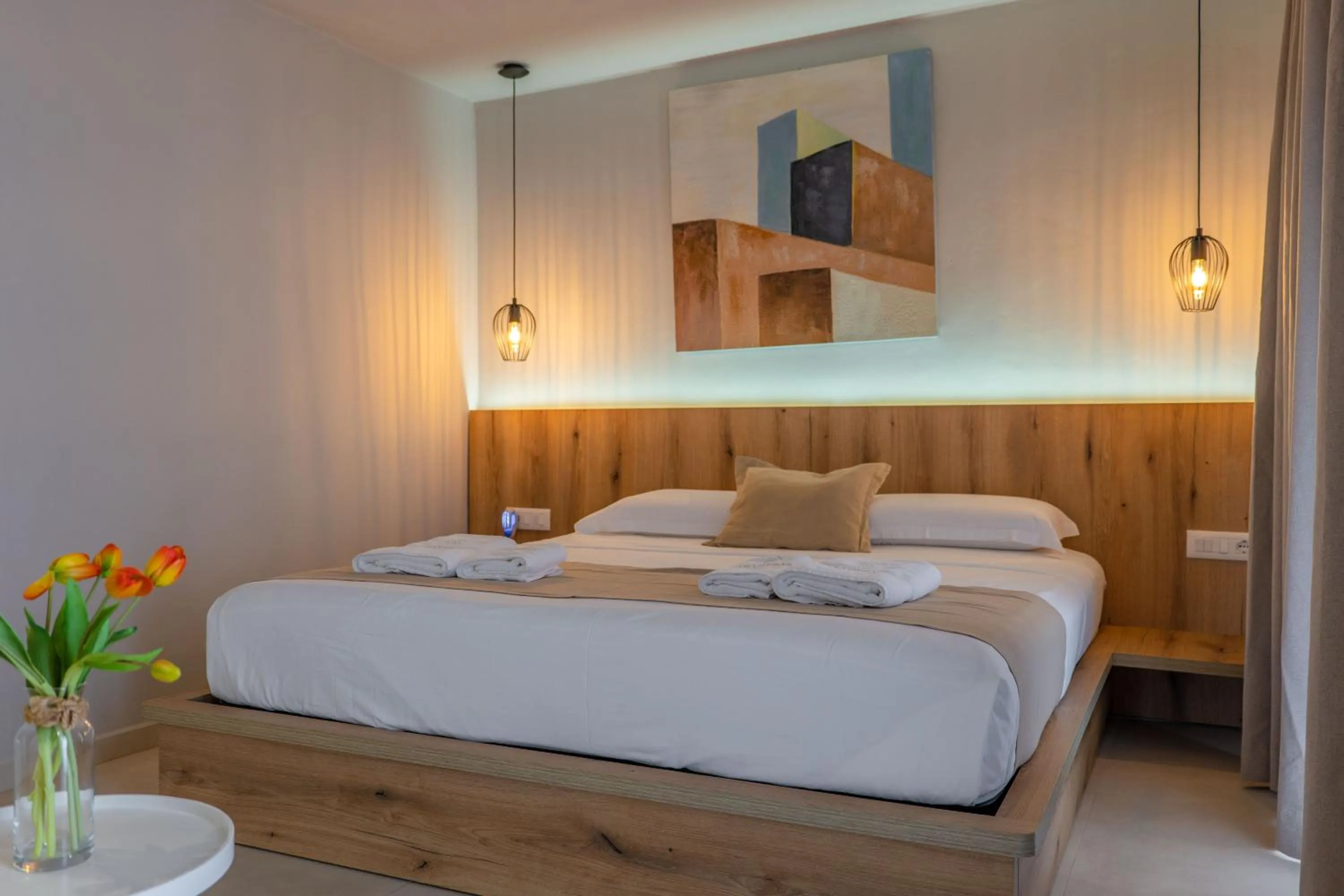 Bed in Arameras Beach Resort