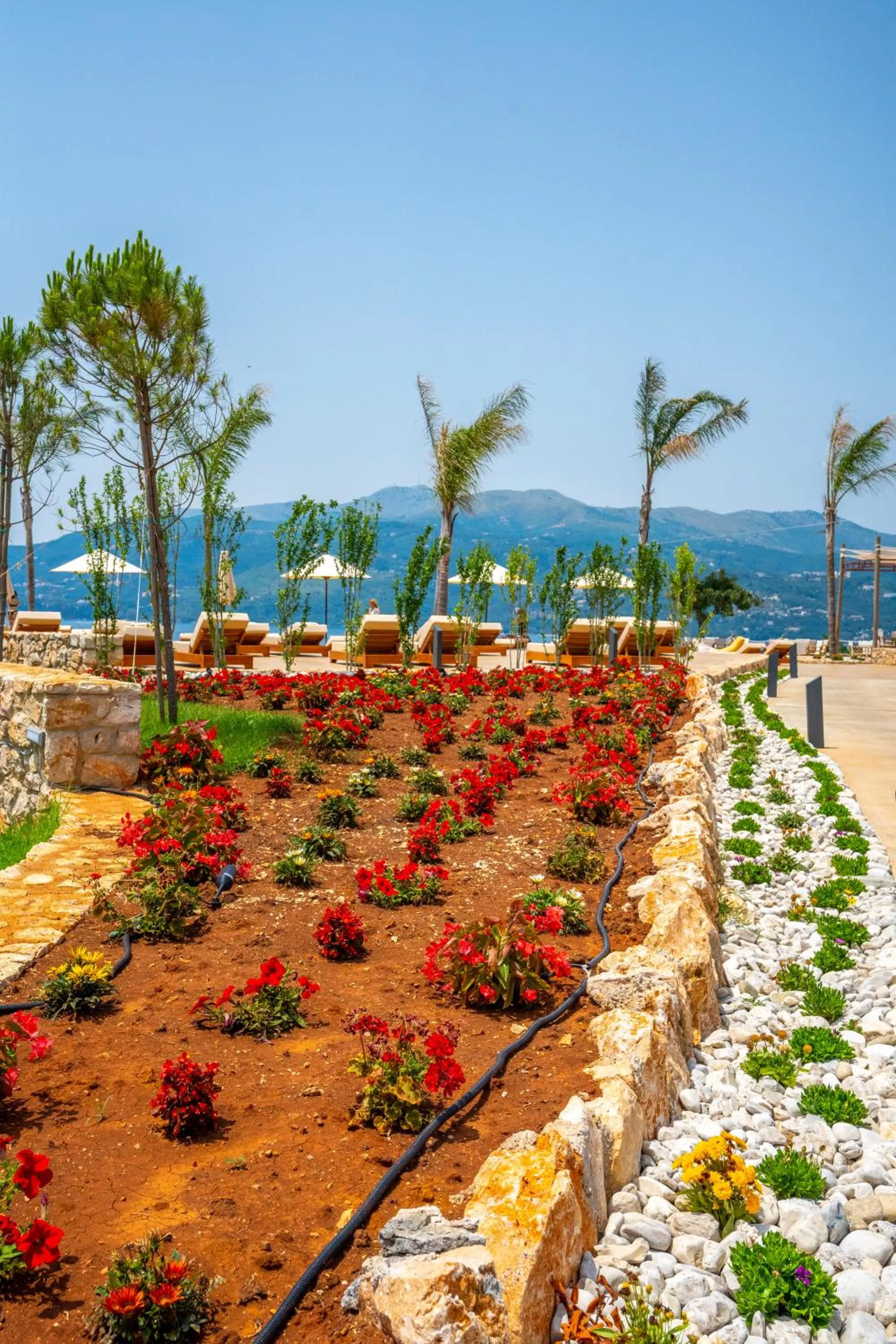 Garden view in Arameras Beach Resort