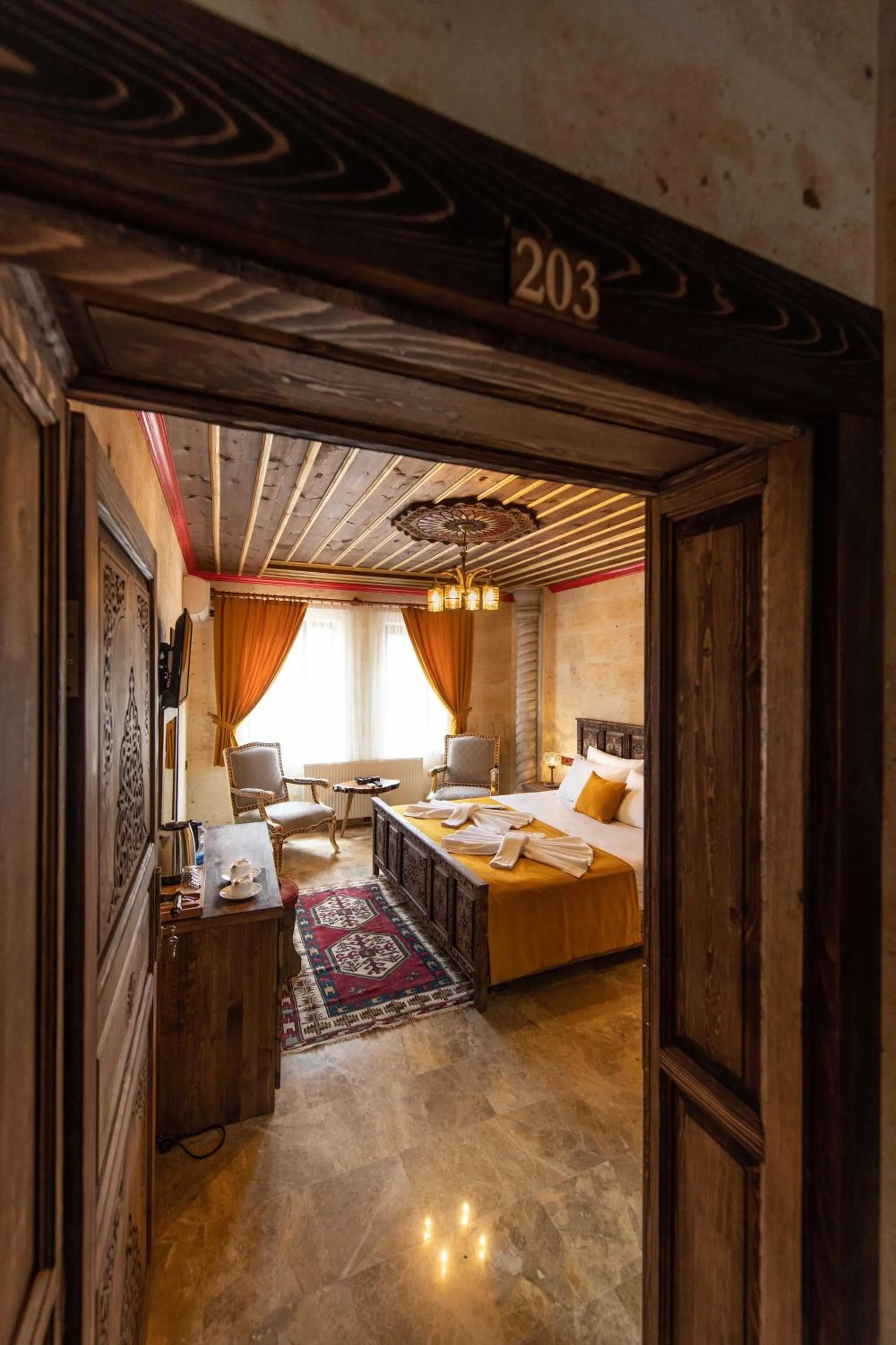 Facade/entrance, Bed in Volare Stone Hotel