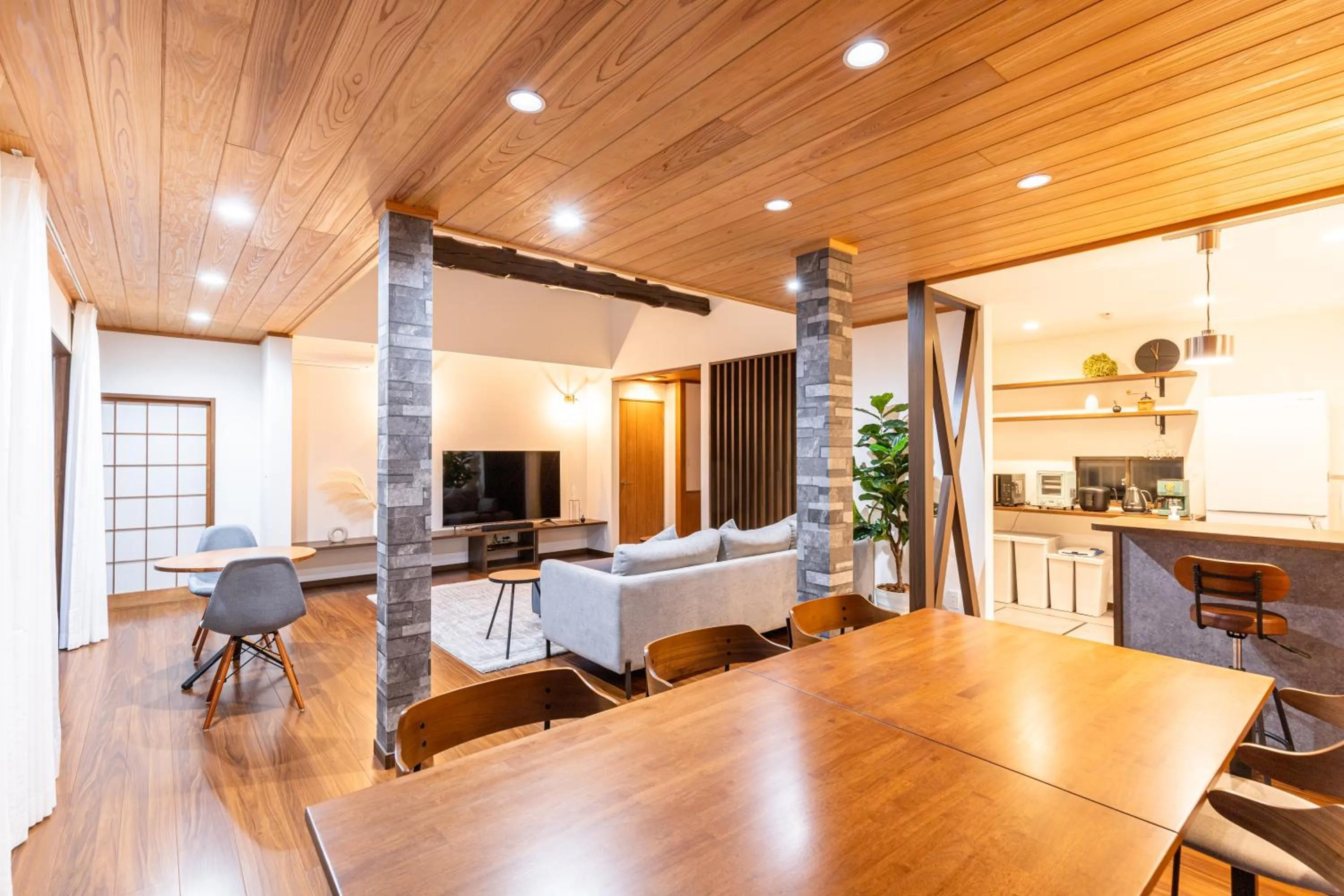 Living room in Resort stay Bowen ~伊豆高原~