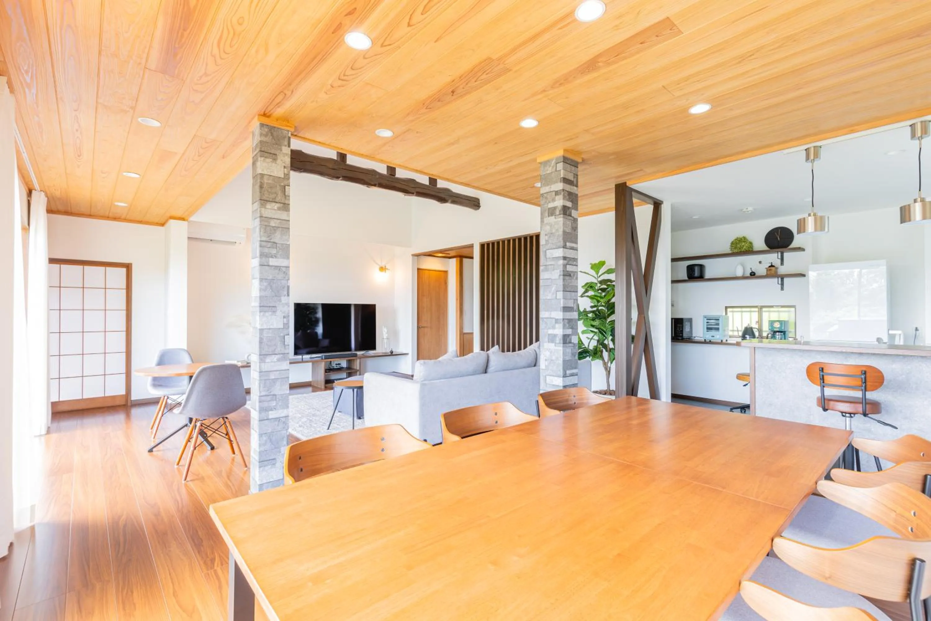 Dining area in Resort stay Bowen ~伊豆高原~