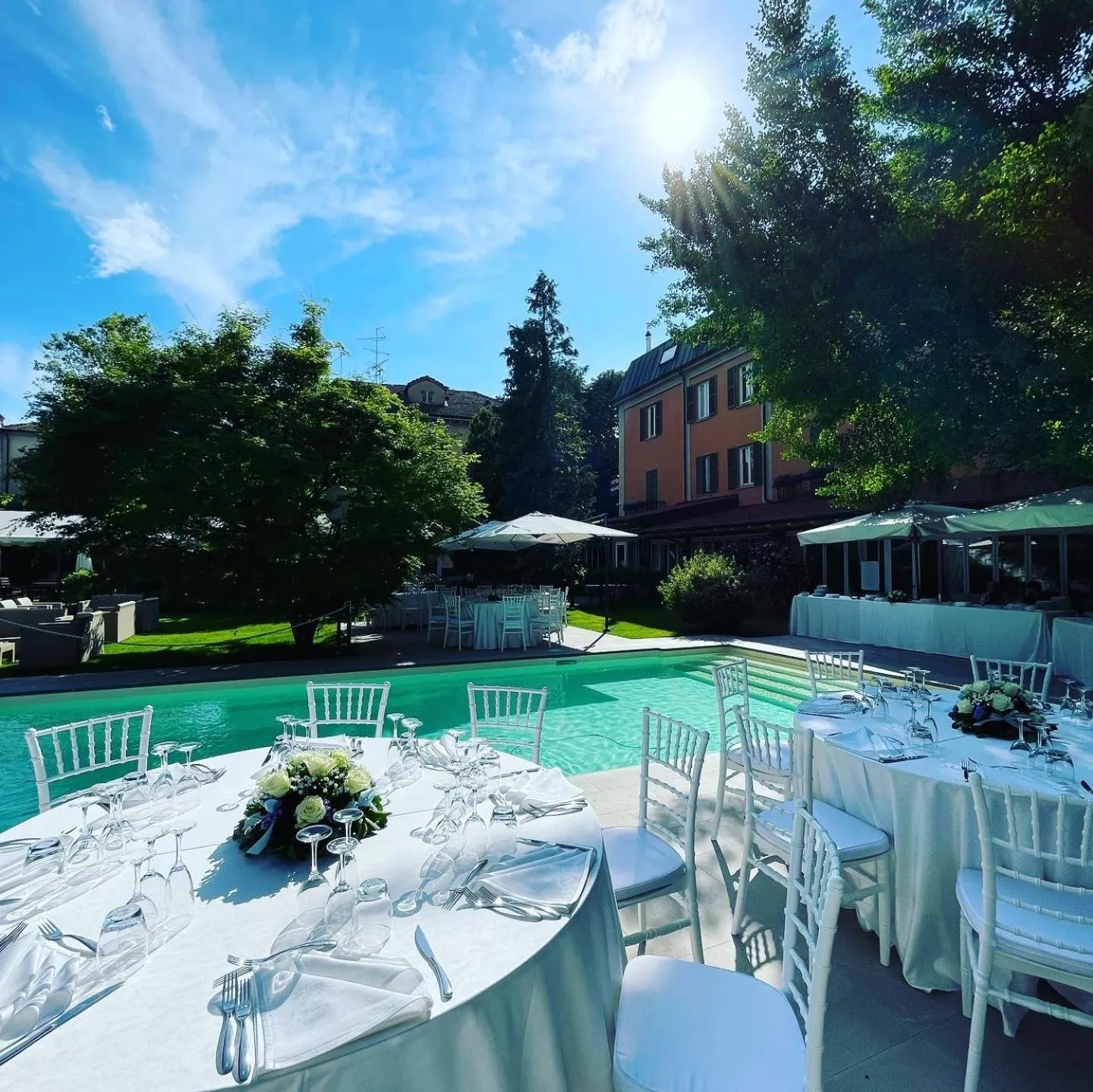 Swimming pool in Hotel Milano Pool & Garden