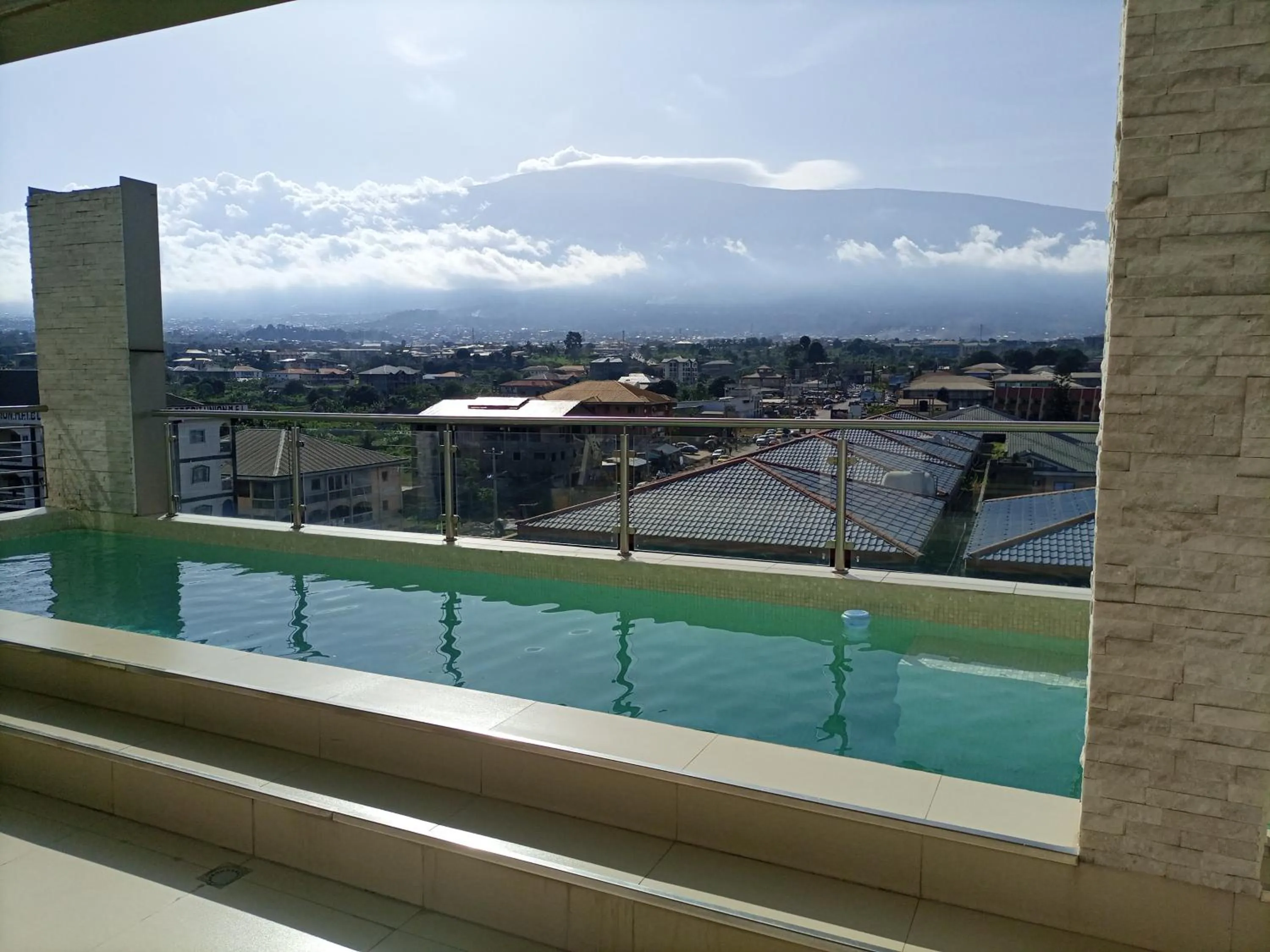 Pool view in WDC APARTHOTEL - BUEA