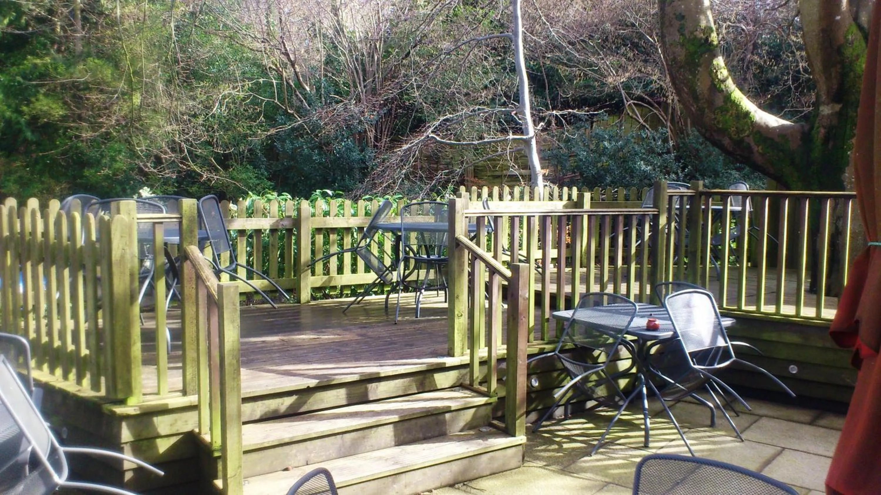 Patio in The Burley Inn
