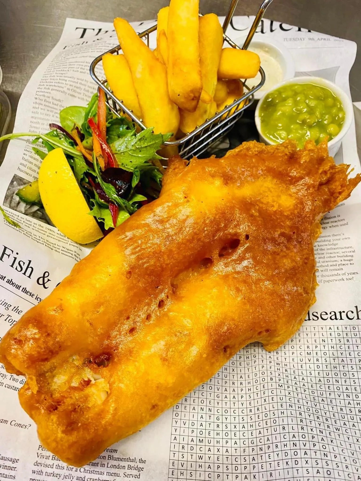 Food and drinks in Newcastle Arms Hotel