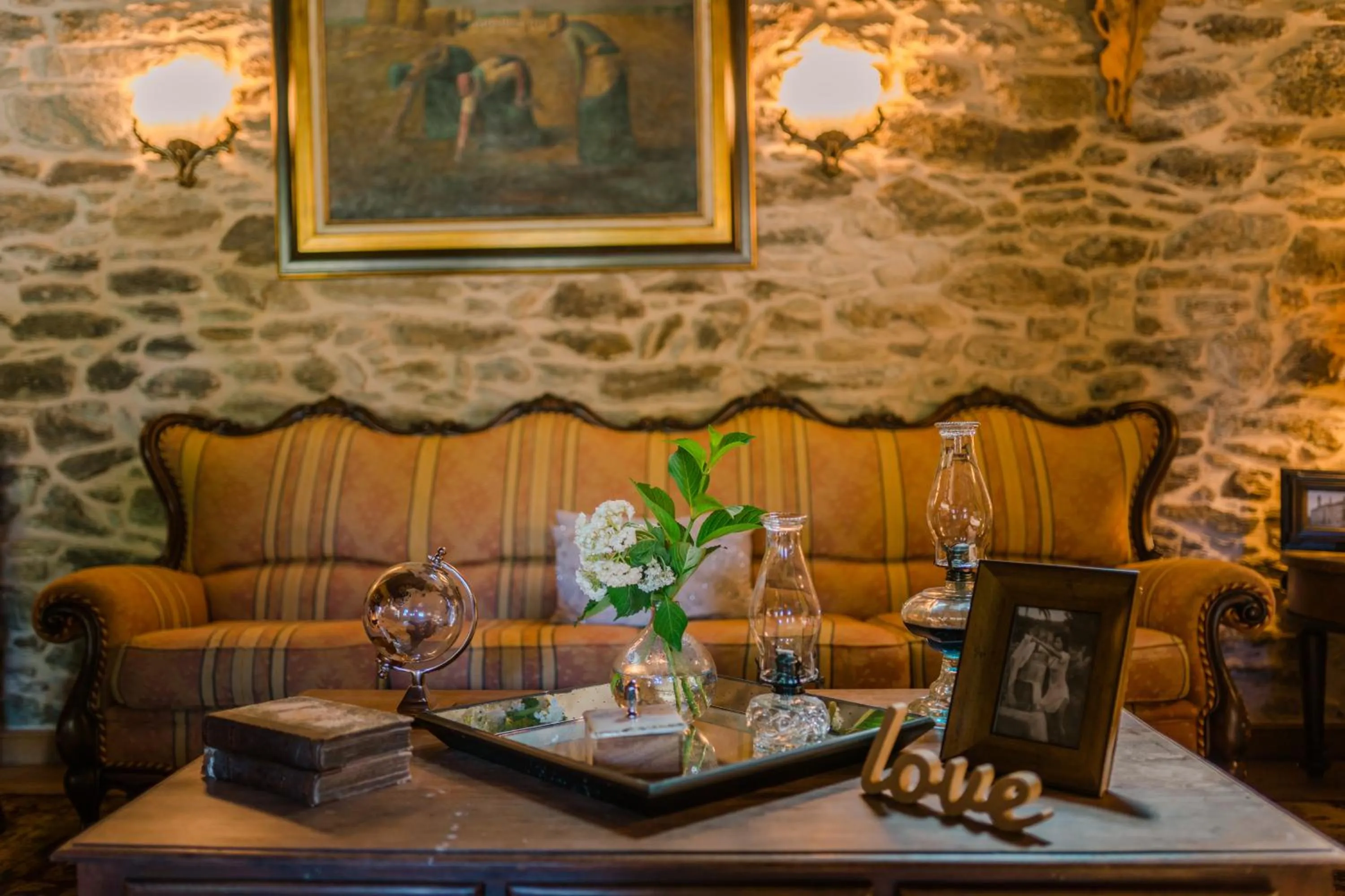 Living room in Pazo de Bendoiro
