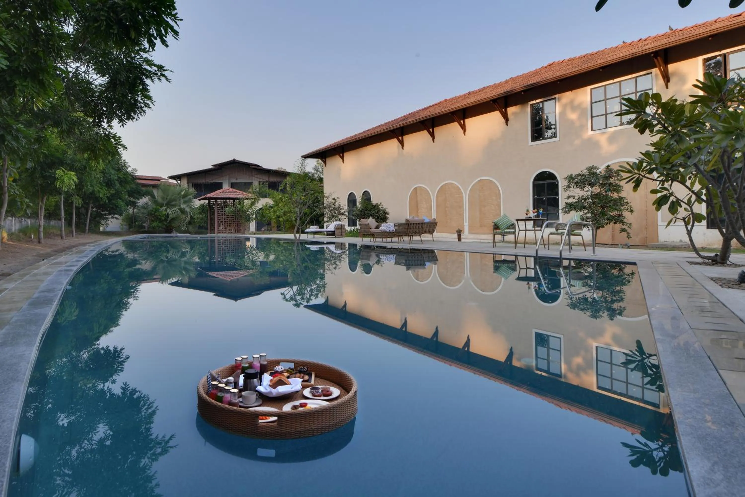 Swimming pool in Bhanu The Fern Forest Resort & Spa, Jambughoda