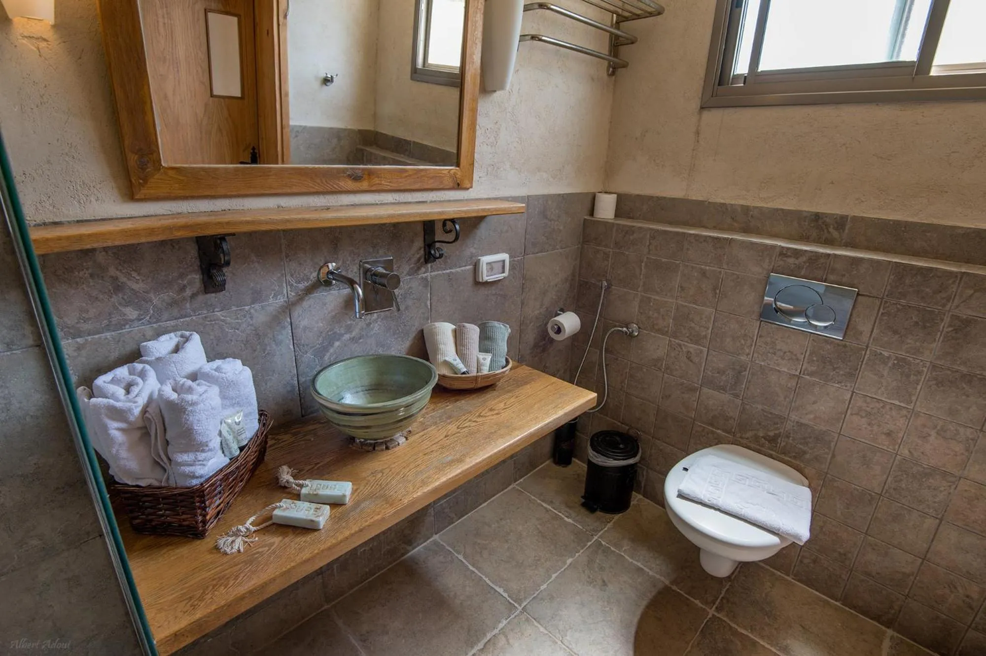 Toilet in Helios Luxury Suites