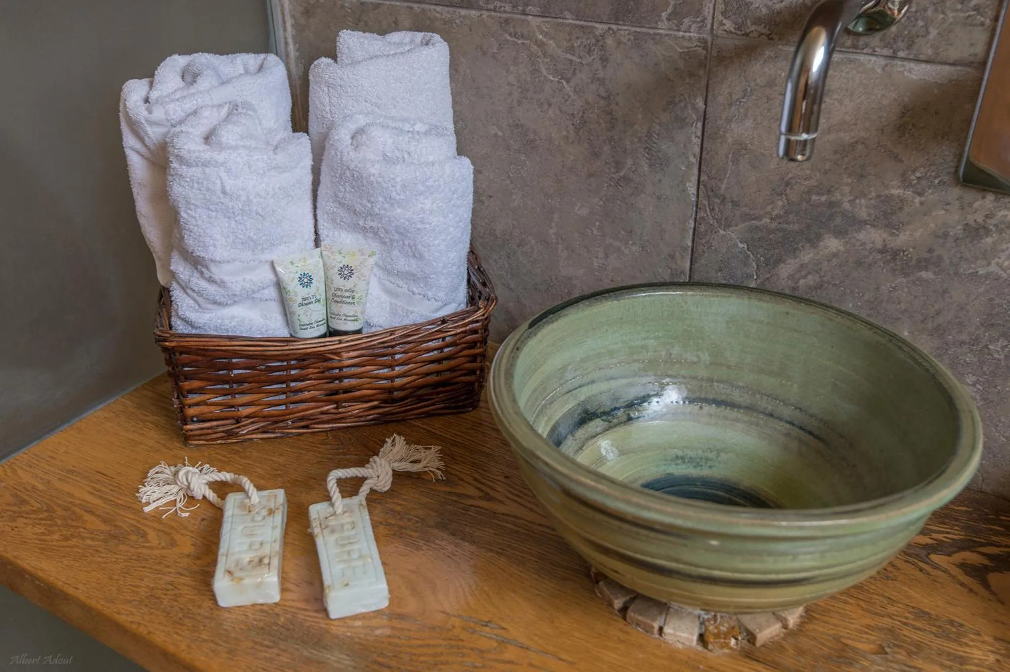 Bathroom in Helios Luxury Suites