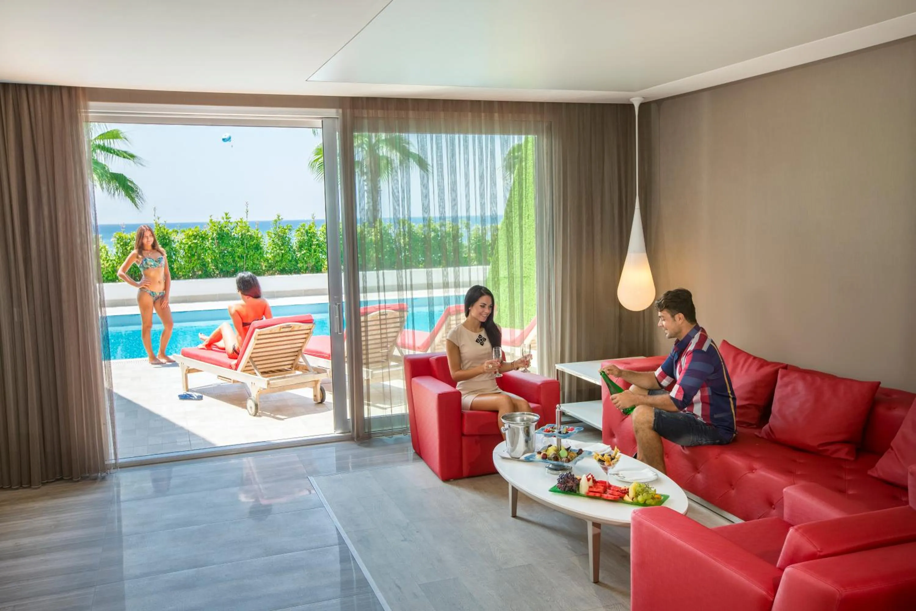 Seating area in Adam & Eve - Adult Only