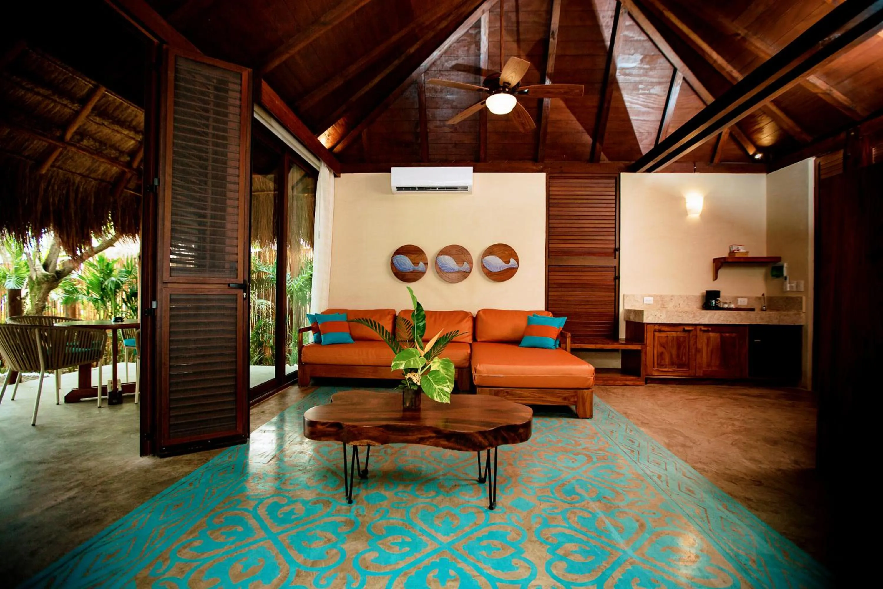 Living room in Hotel Rancho Encantado