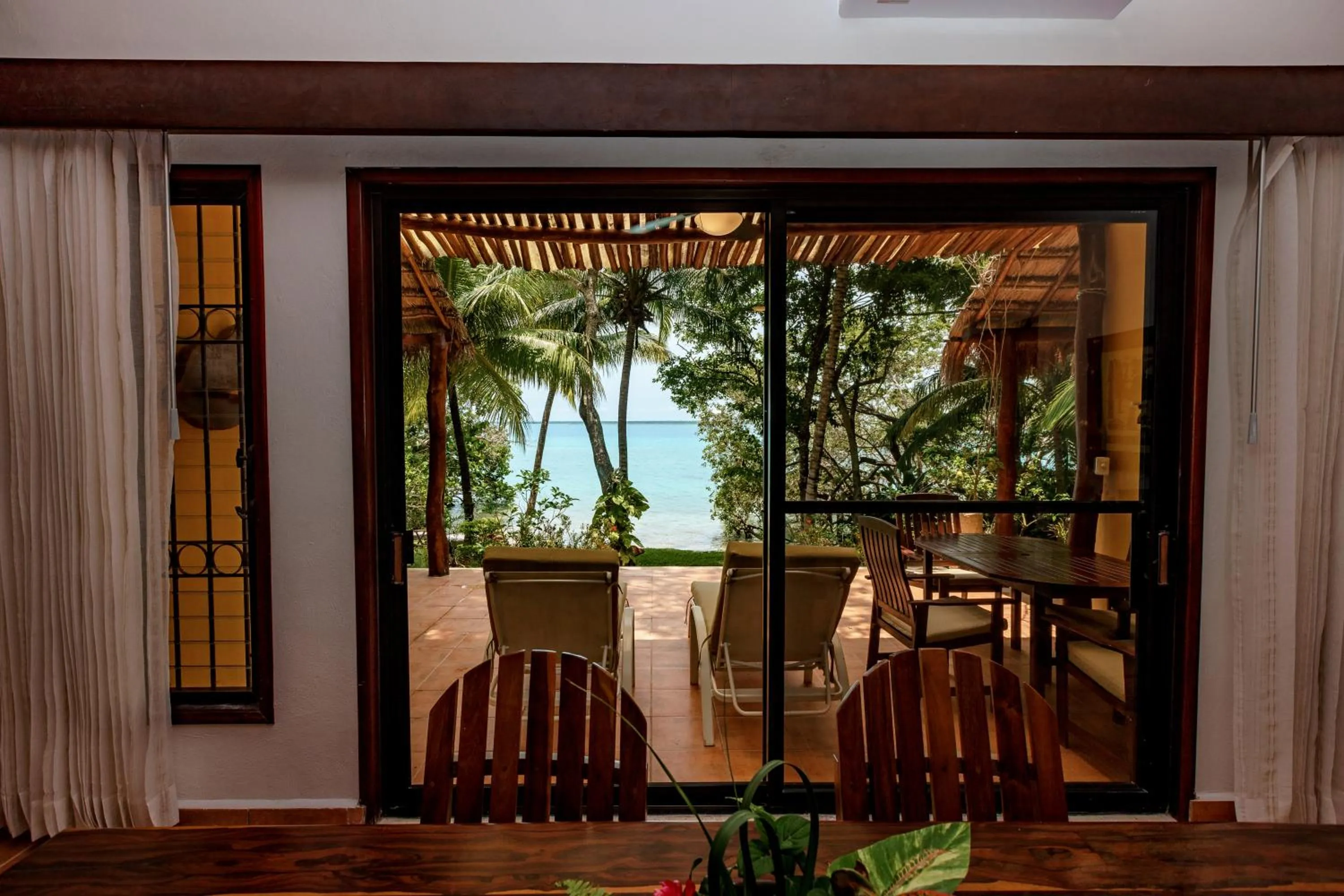 Lake view in Hotel Rancho Encantado