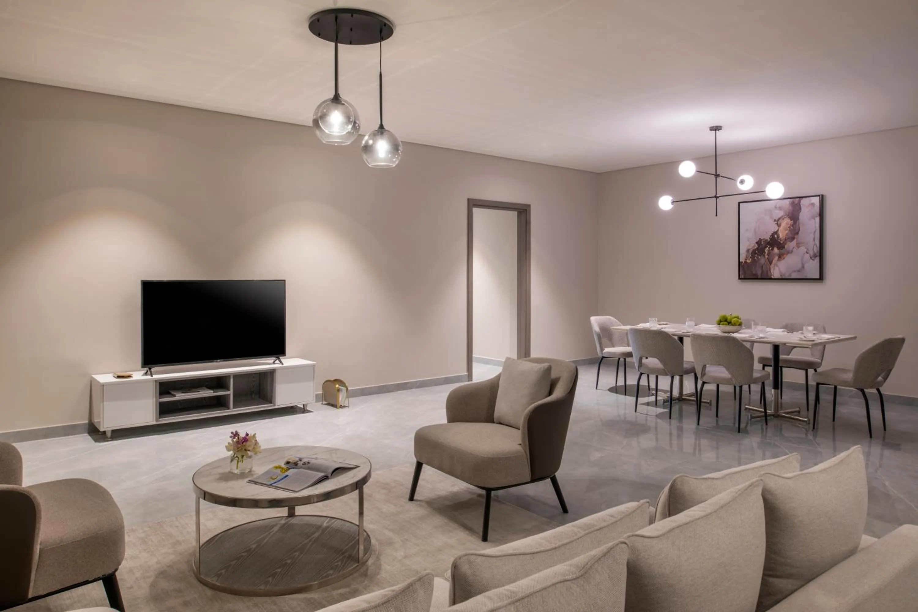 Living room in Steigenberger Residence Doha