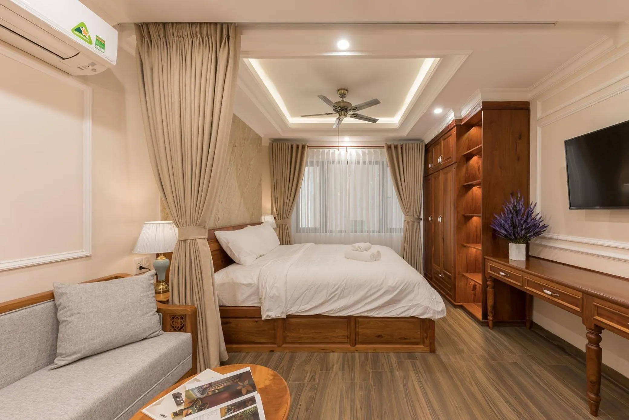 Bed in Woody House Boutique