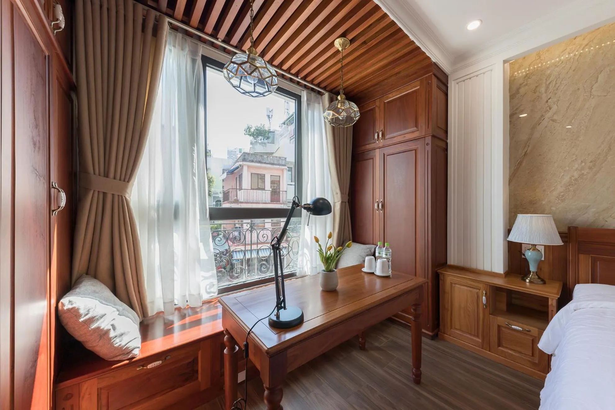 Bed in Woody House Boutique