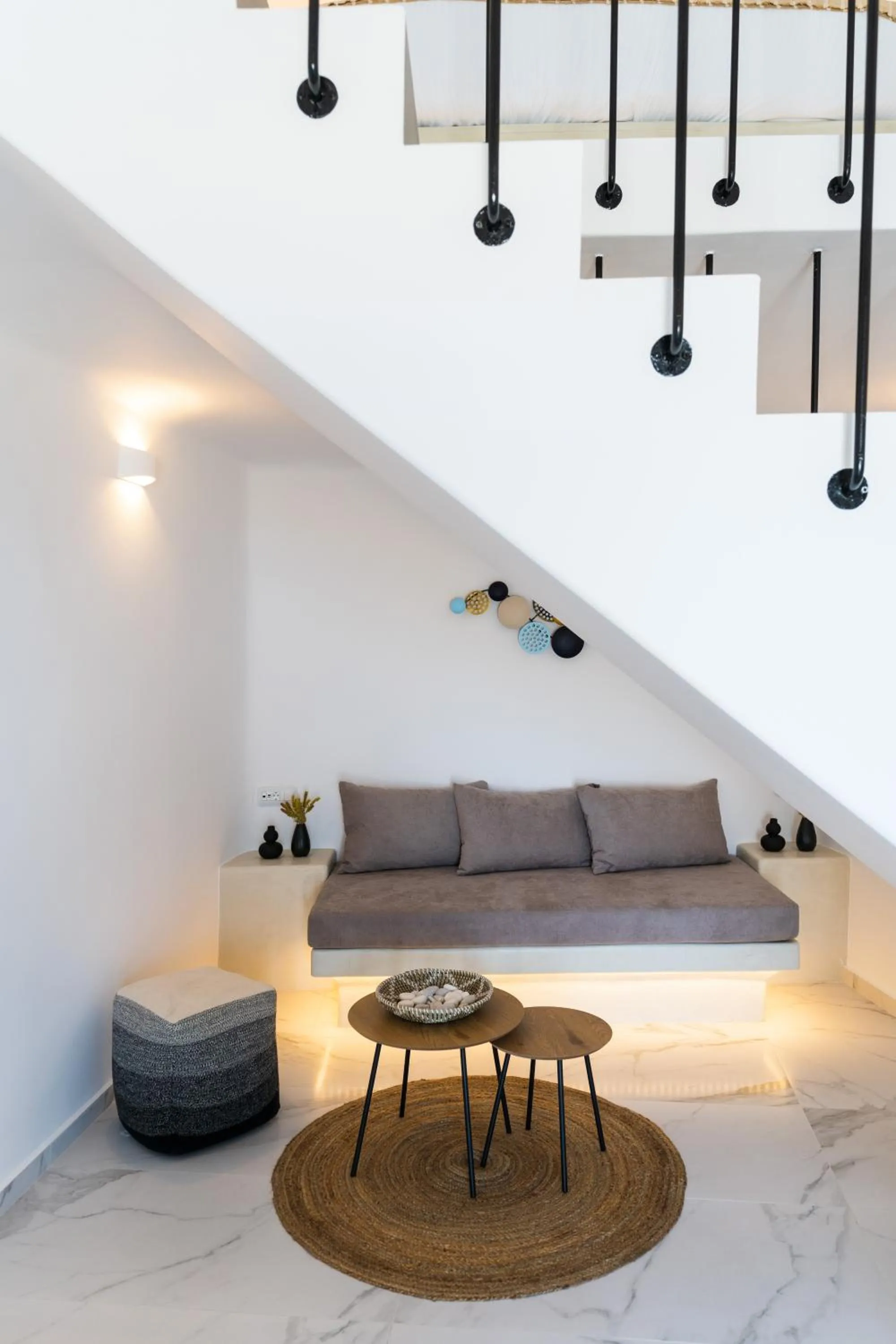 Living room in Lavadoze Luxury Suites