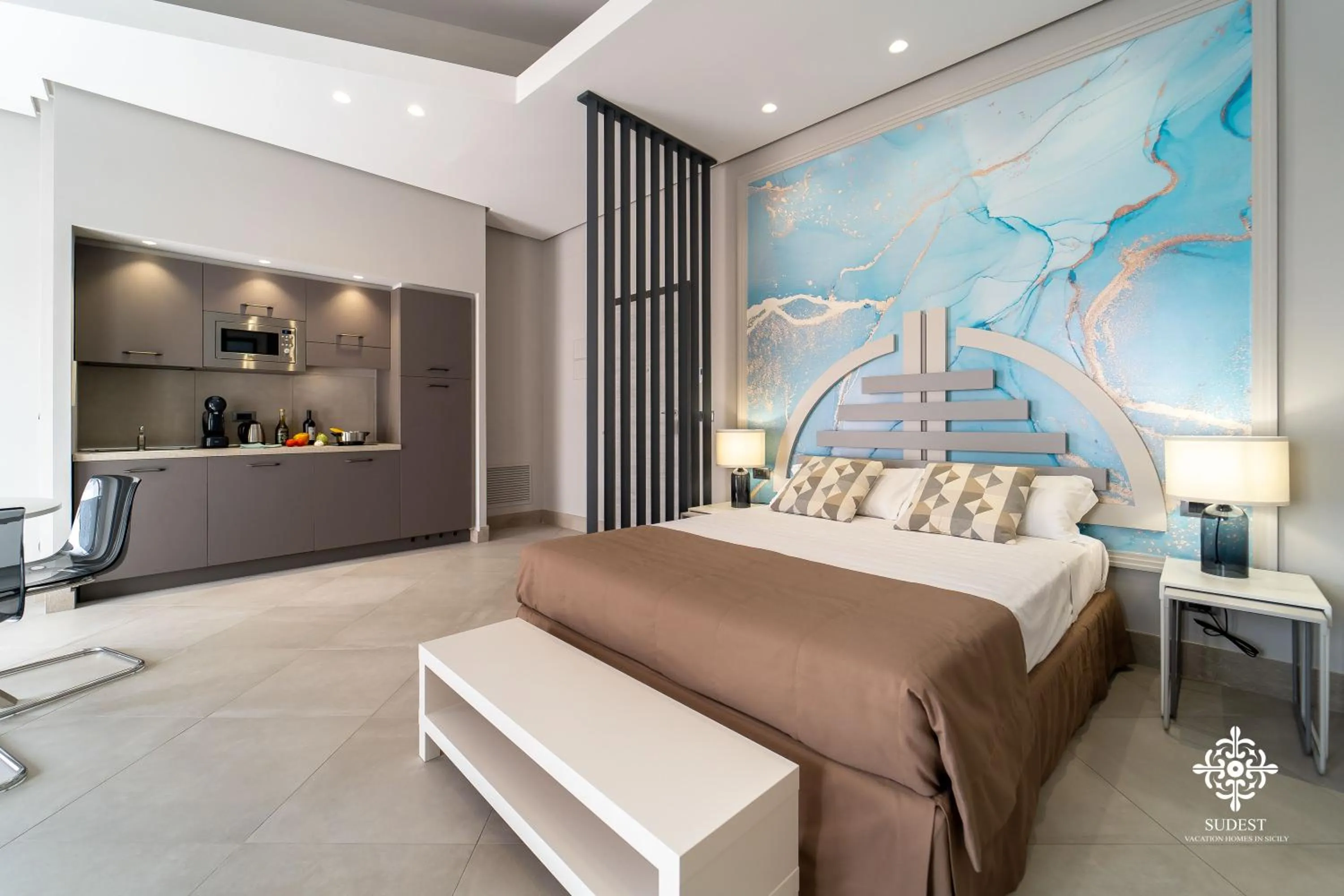 Bed in Matteotti Luxury Residence