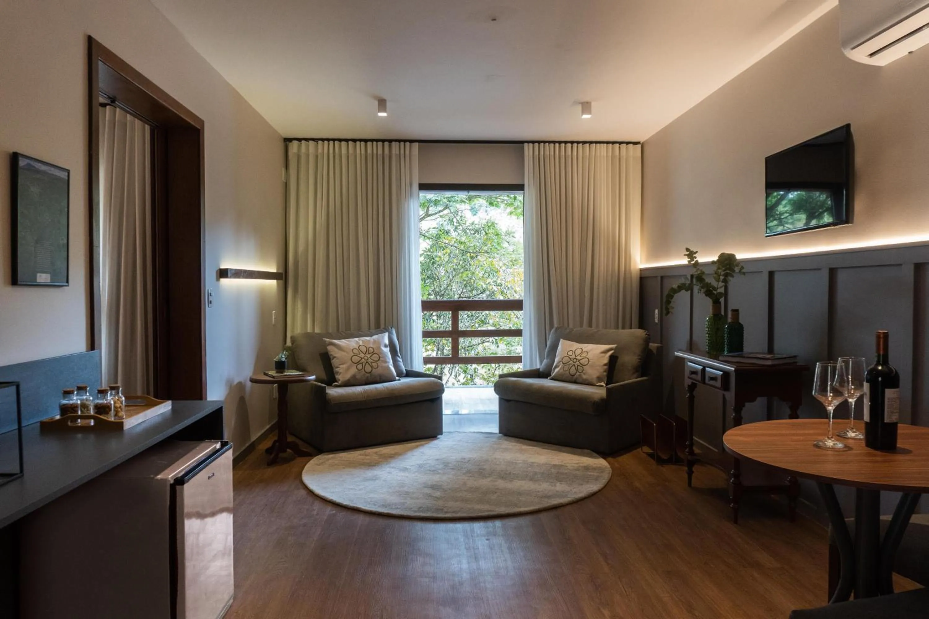 Living room in Natureza Eco Lodge