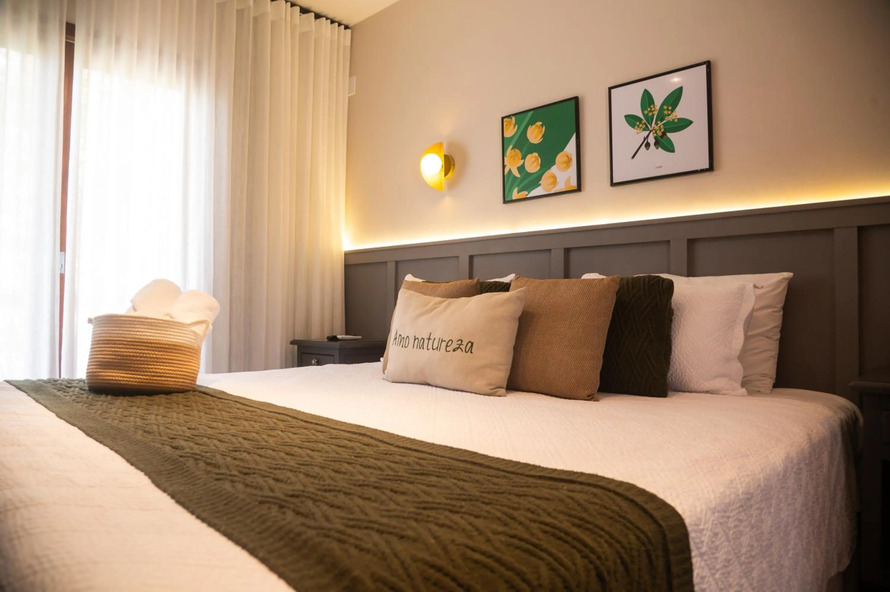 Bed in Natureza Eco Lodge