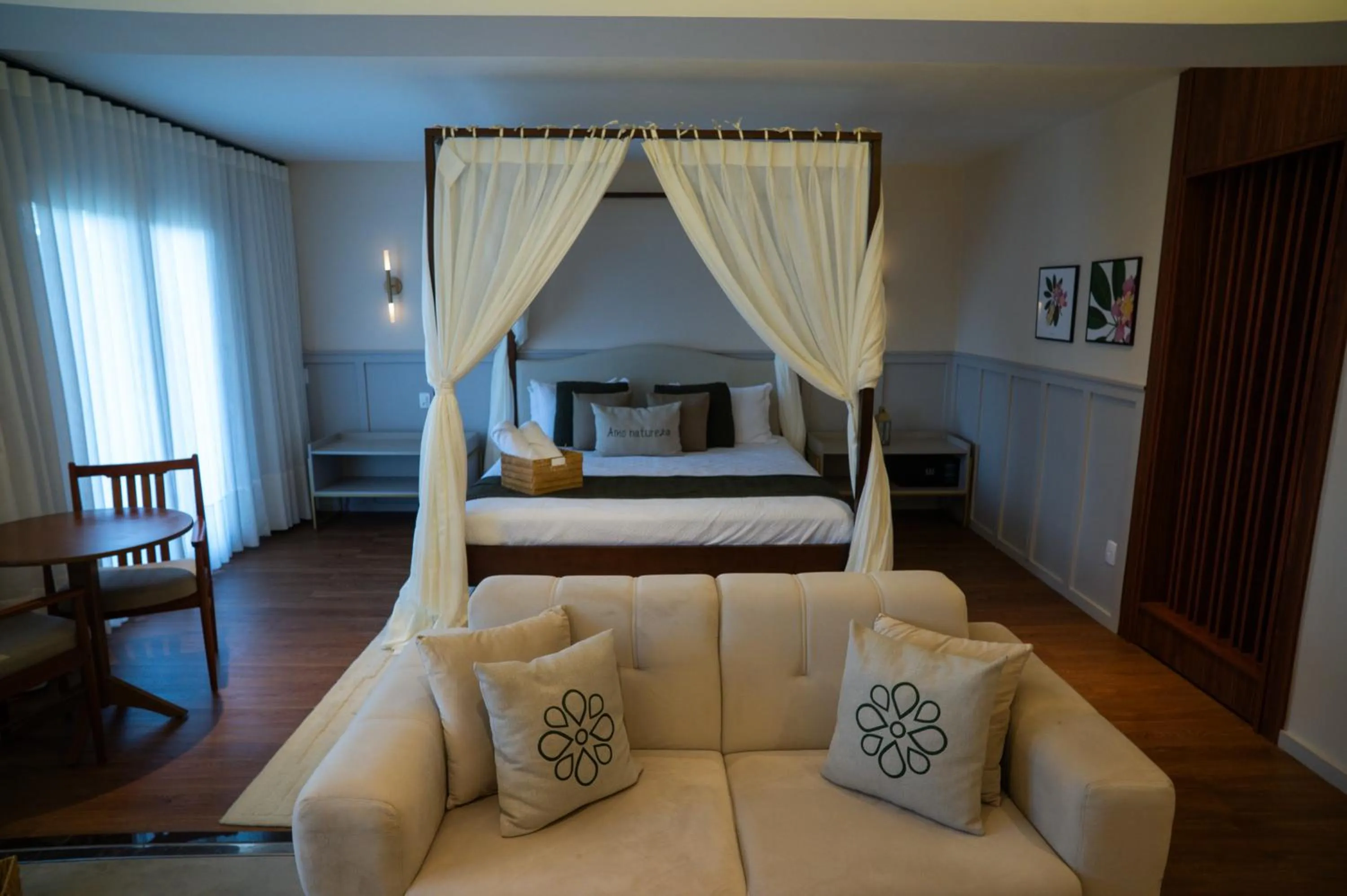 Bed in Natureza Eco Lodge