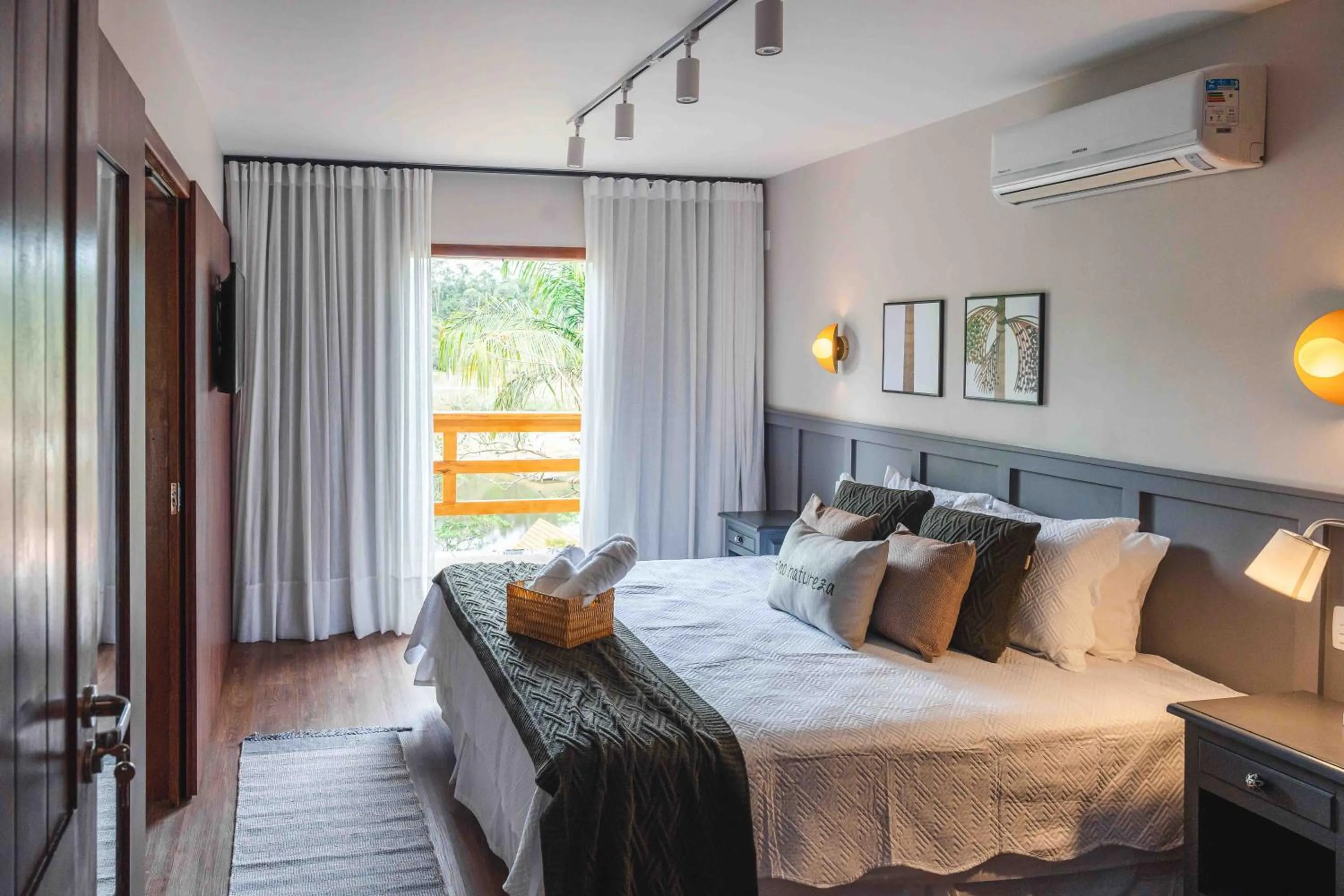 Bedroom, Bed in Natureza Eco Lodge