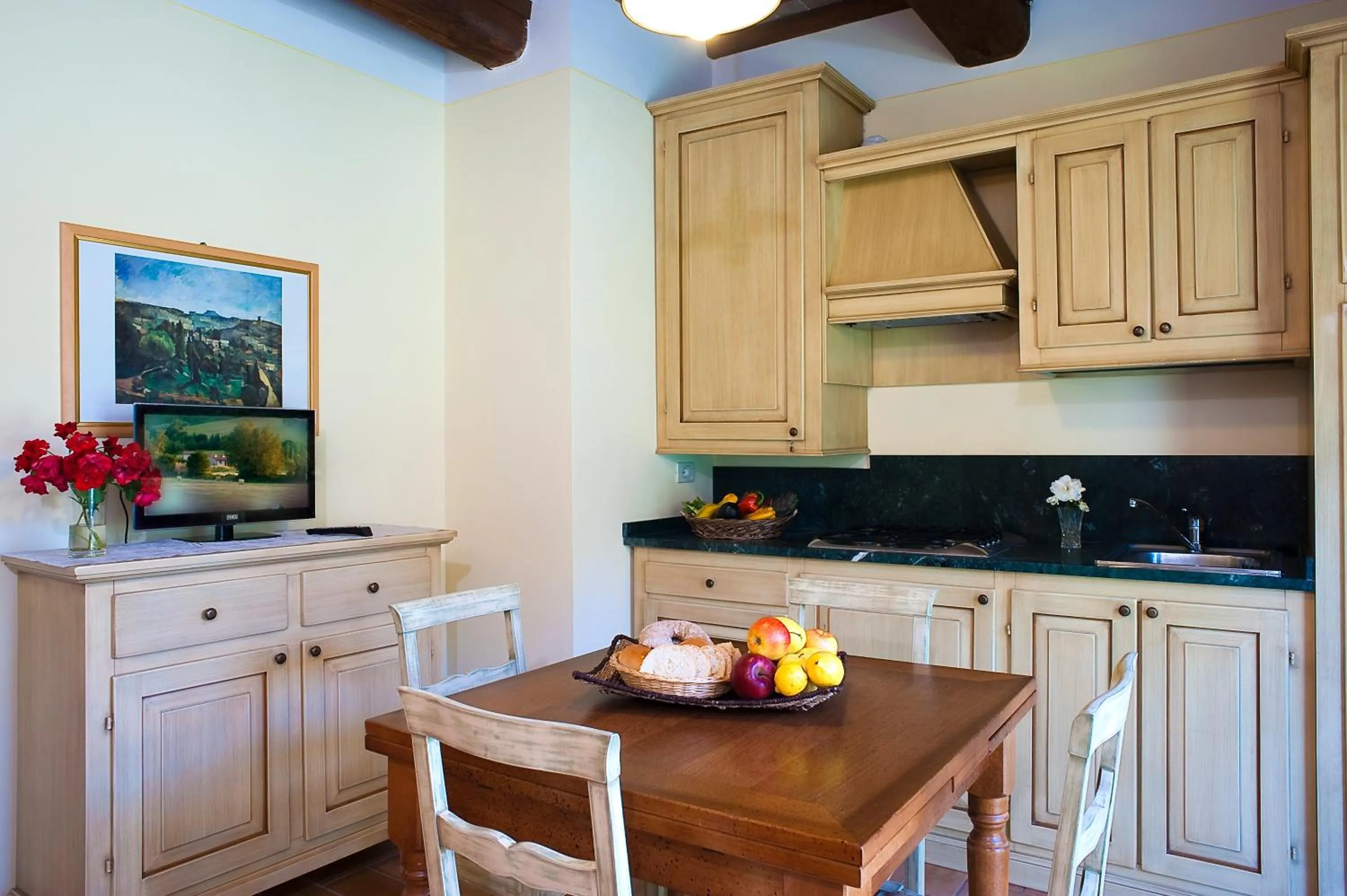 Kitchen or kitchenette in Antica Fonte Resort