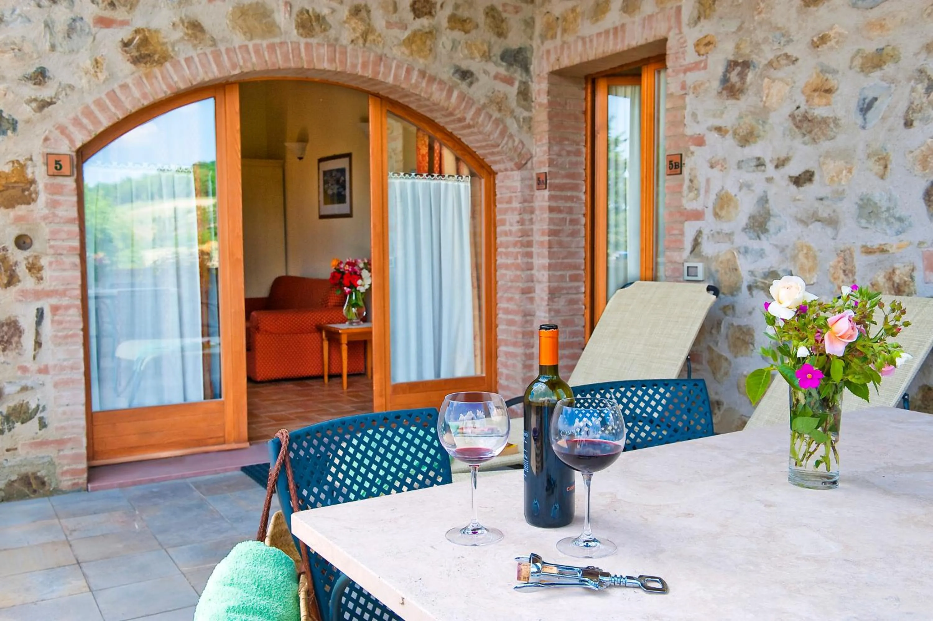 Balcony/Terrace in Antica Fonte Resort