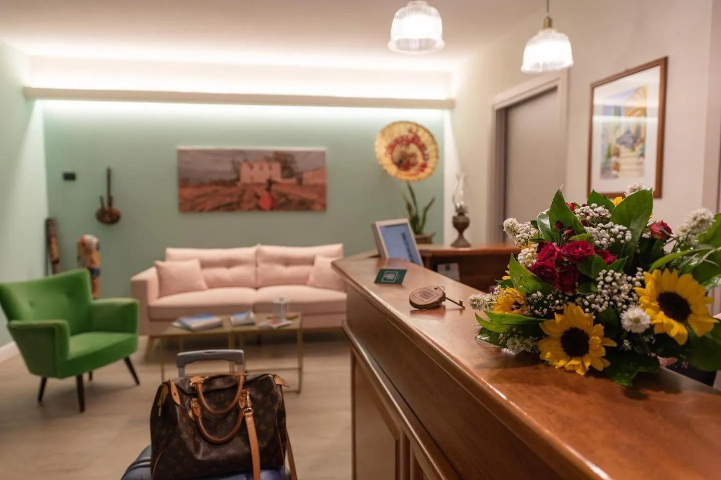 Lobby or reception in Relais Casina Copini