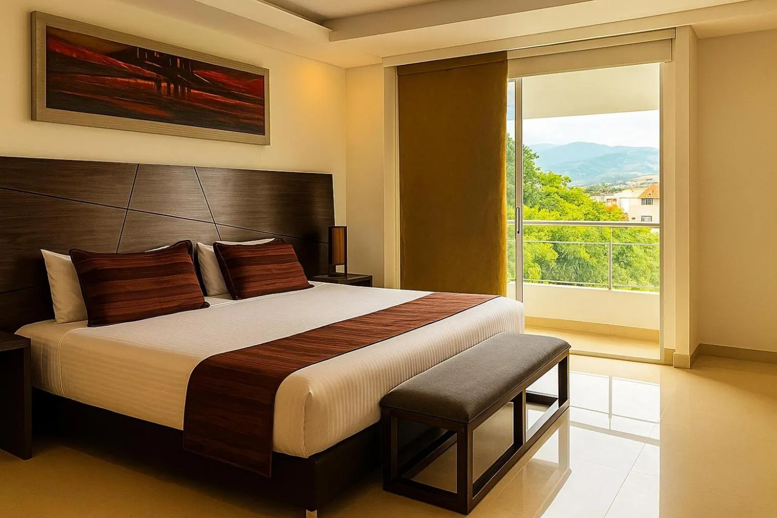 Bed in Hotel Toscana Plaza