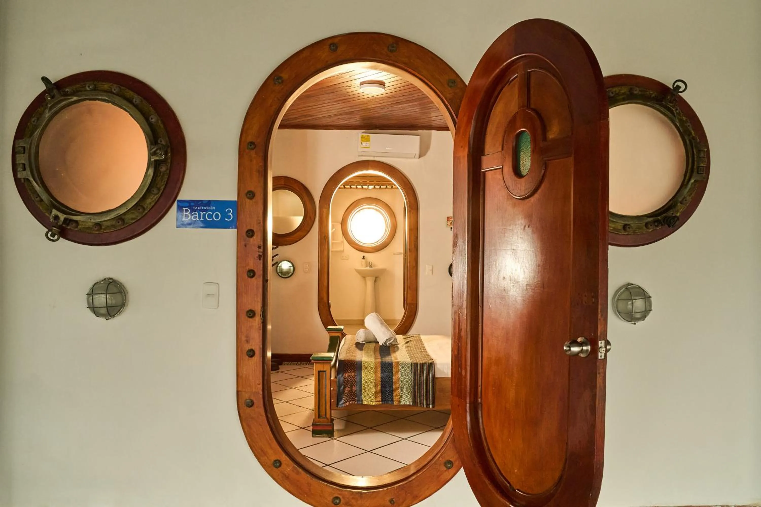 Decorative detail in Múcura Club Hotel