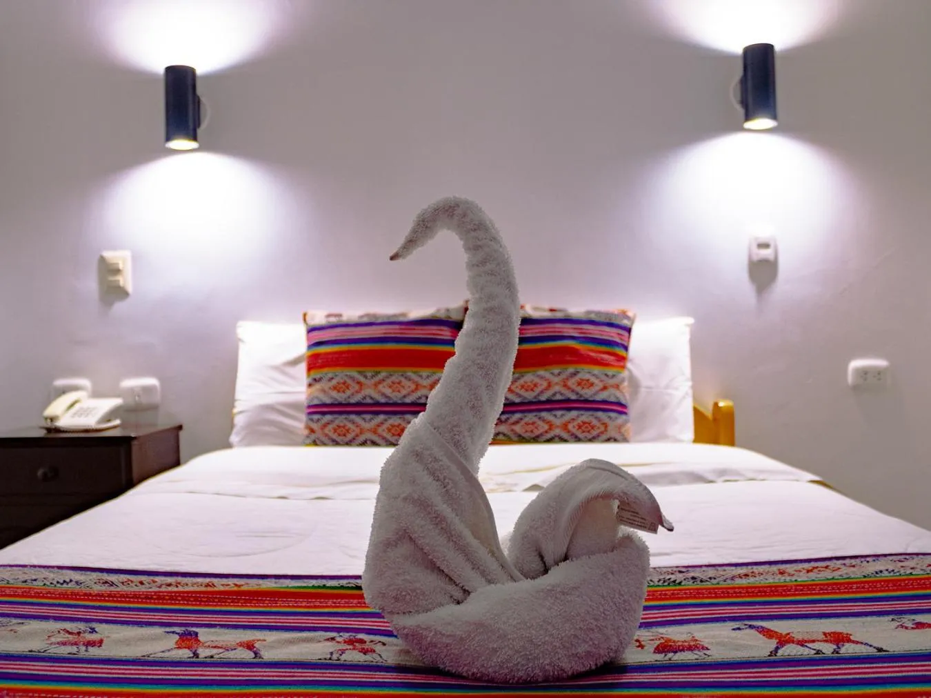 Bed in Hotel Santa Maria