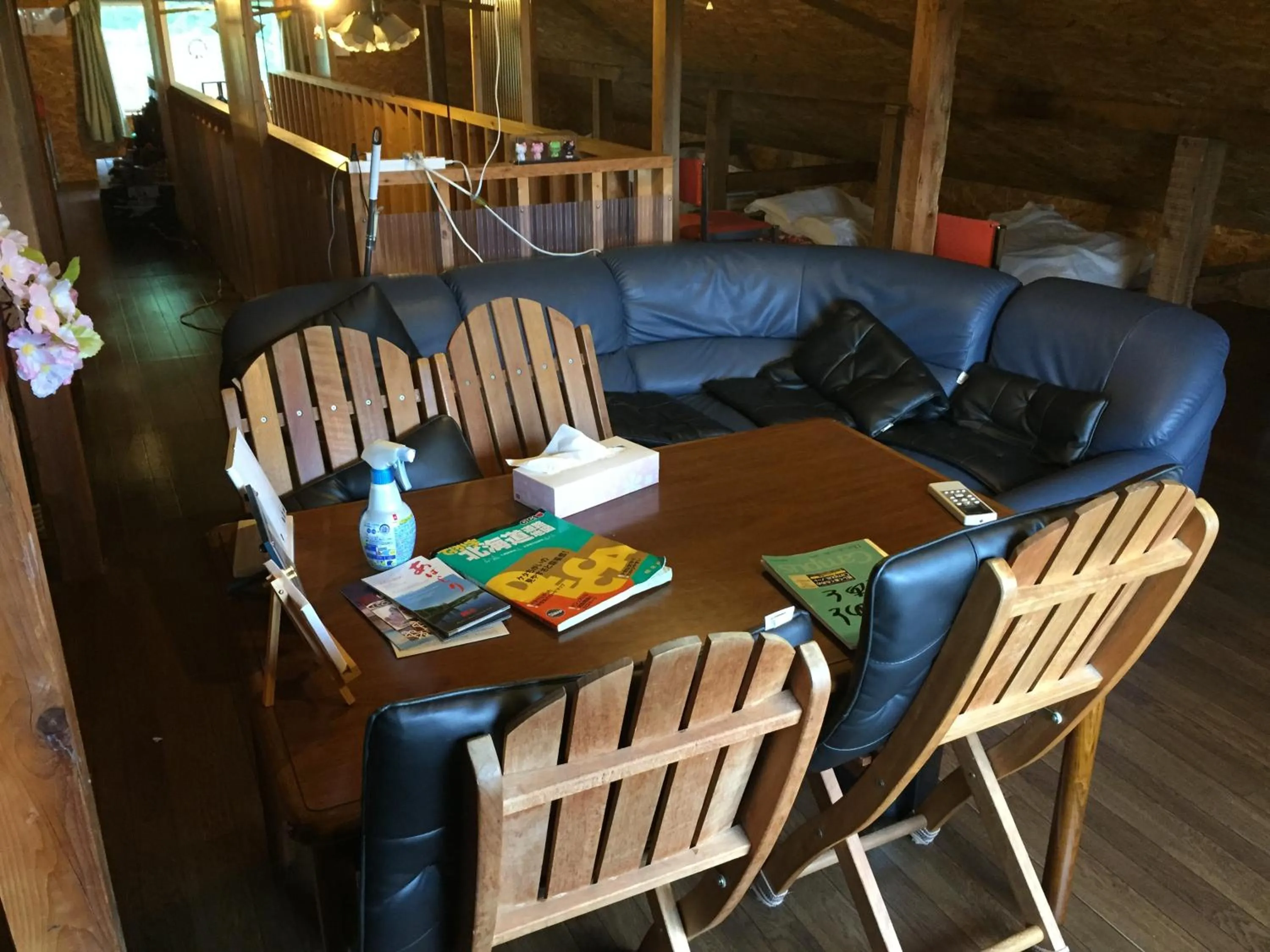 Communal lounge/ TV room in Farm&Inn Imodango Mura