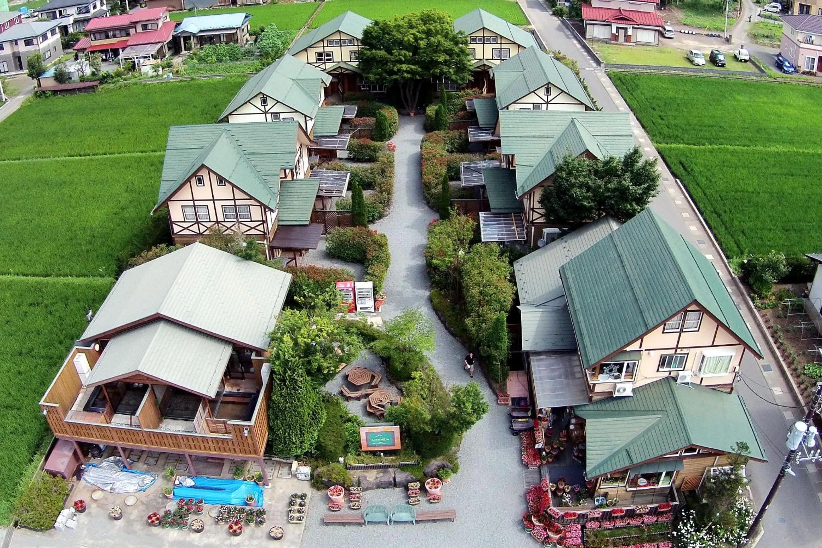 Bird's eye view in Lake Villa Kawaguchiko
