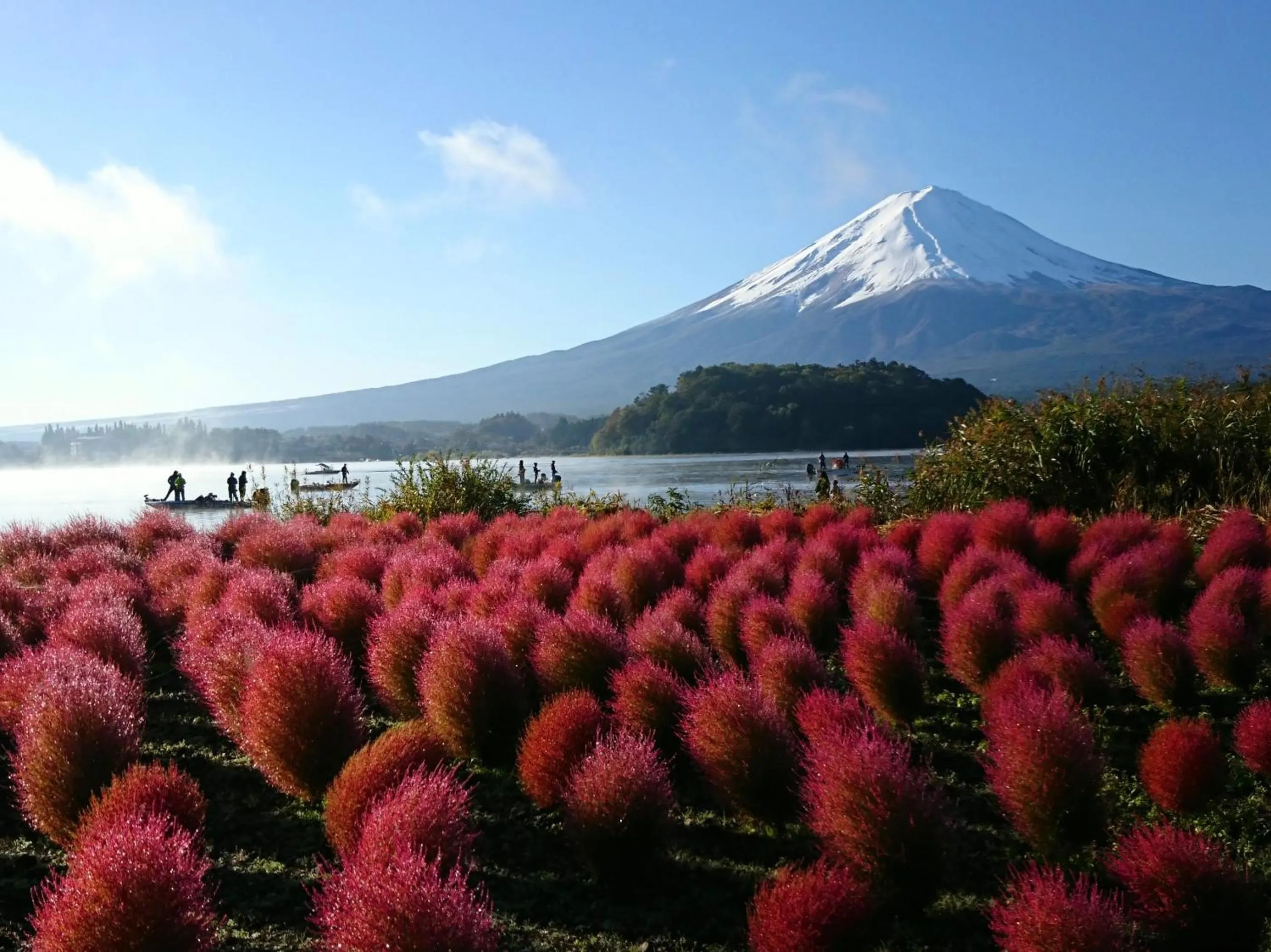Autumn in Lake Villa Kawaguchiko