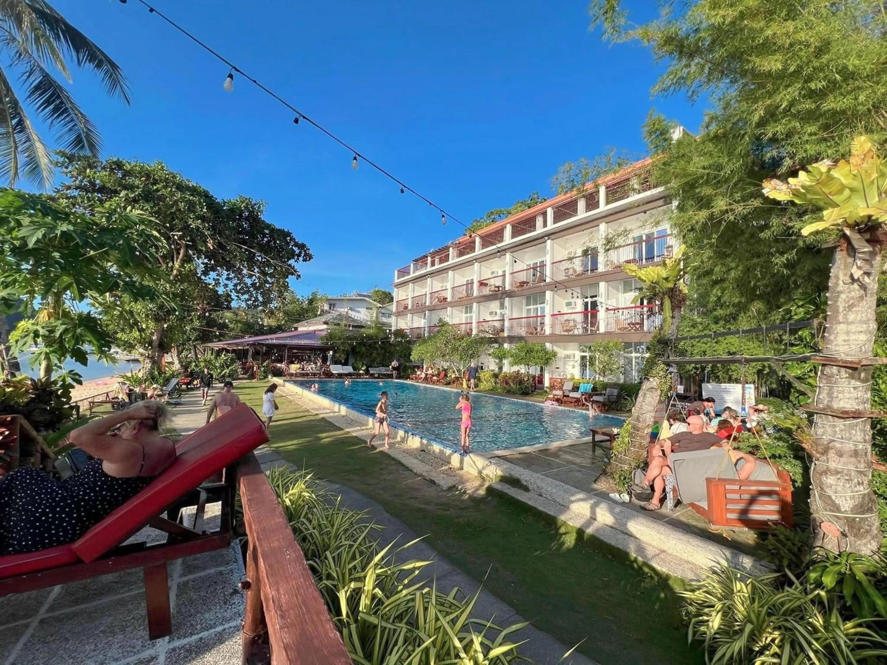 Pool view in Doublegem Beach Resort and Hotel