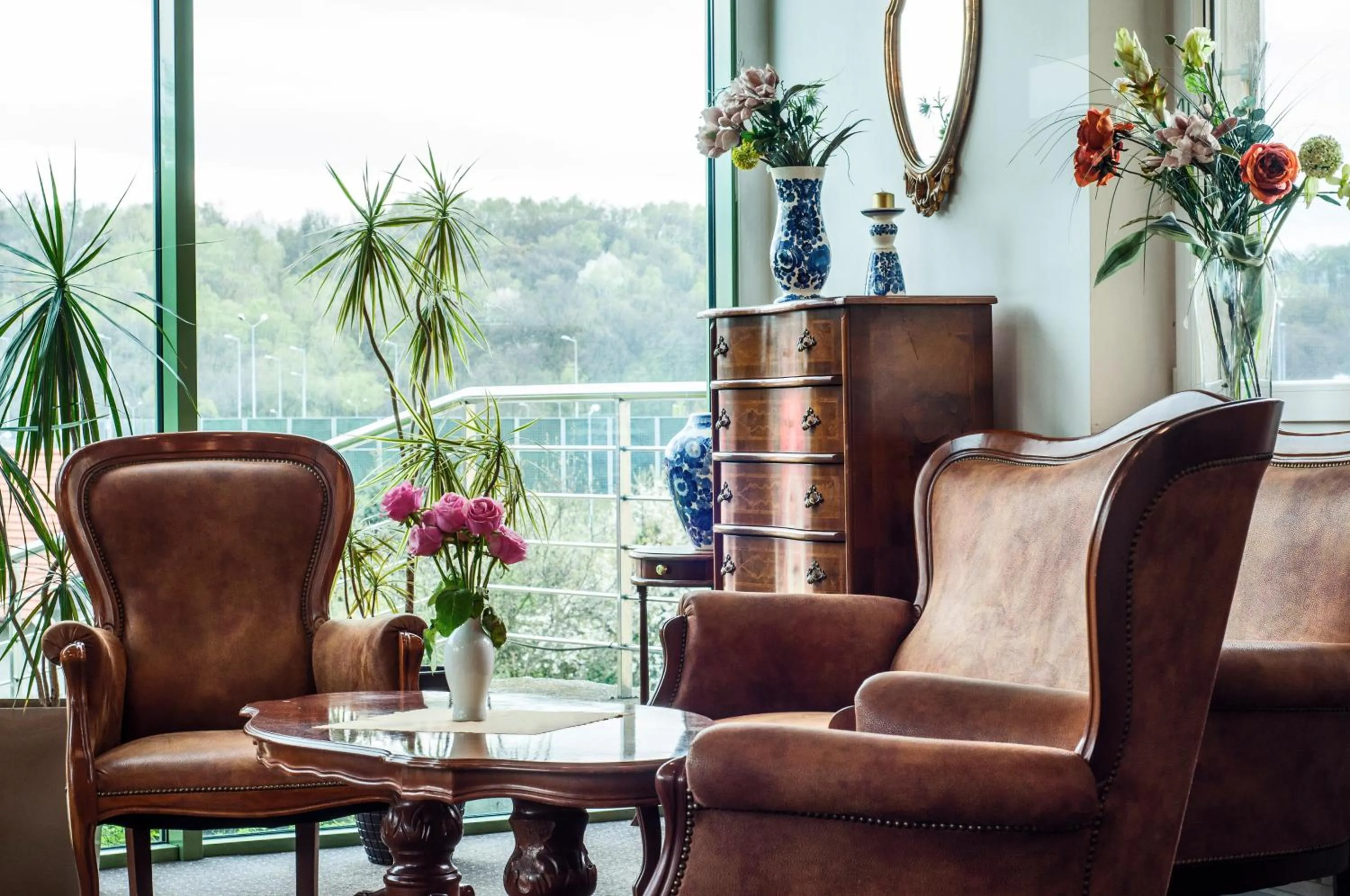 Seating area in Hotel Artur