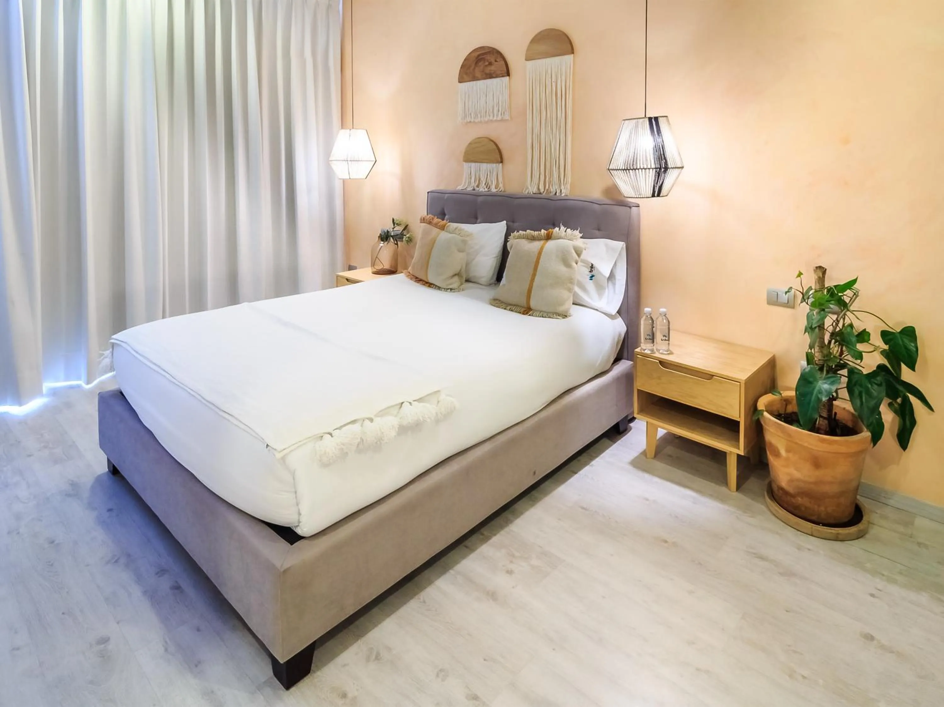 Bed in Tribu Sonata with pool