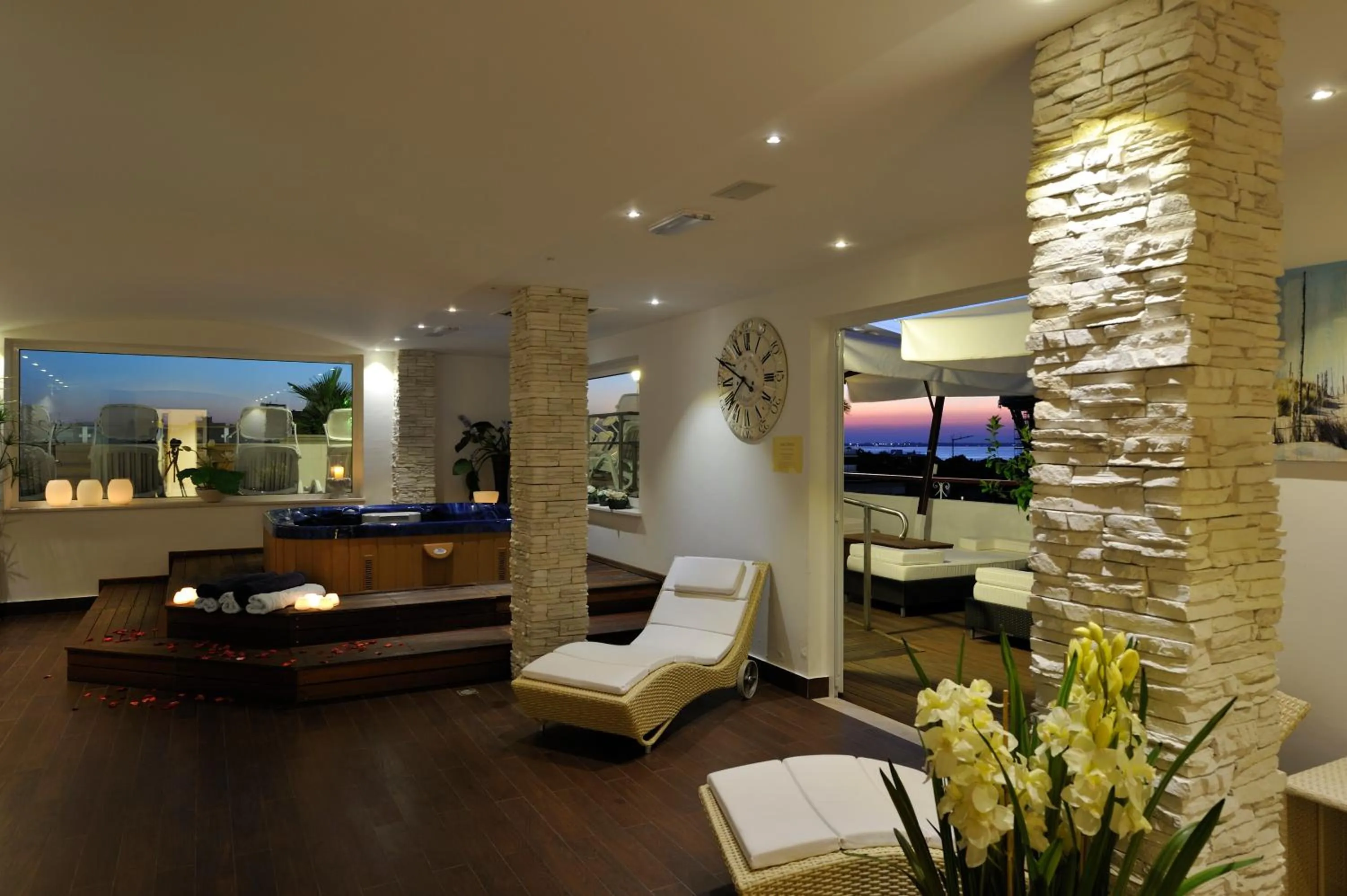 Sauna in Hotel Italia Palace