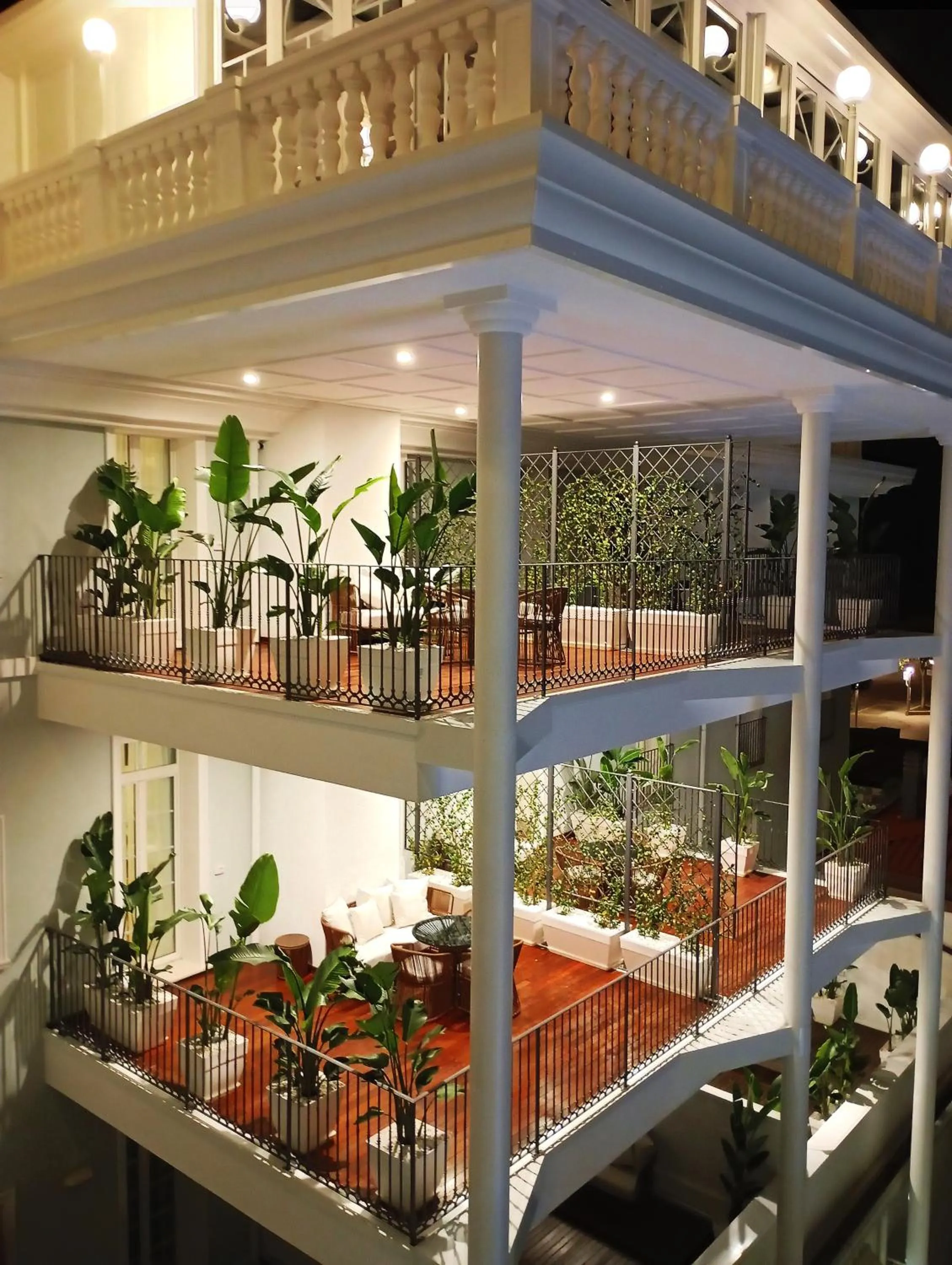 Balcony/Terrace in Hotel Italia Palace