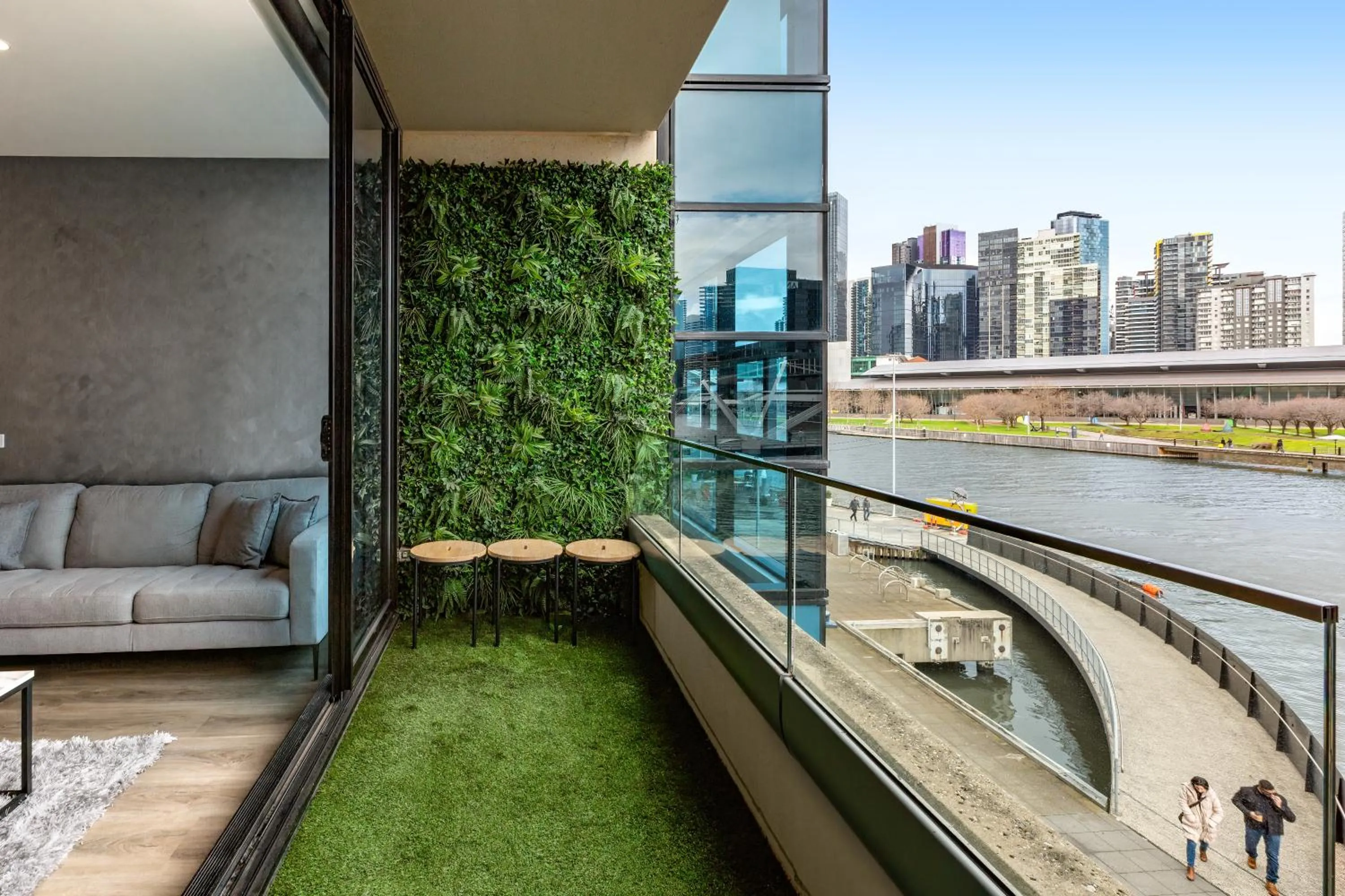 View (from property/room) in Melbourne Holiday Apartments Flinders Wharf