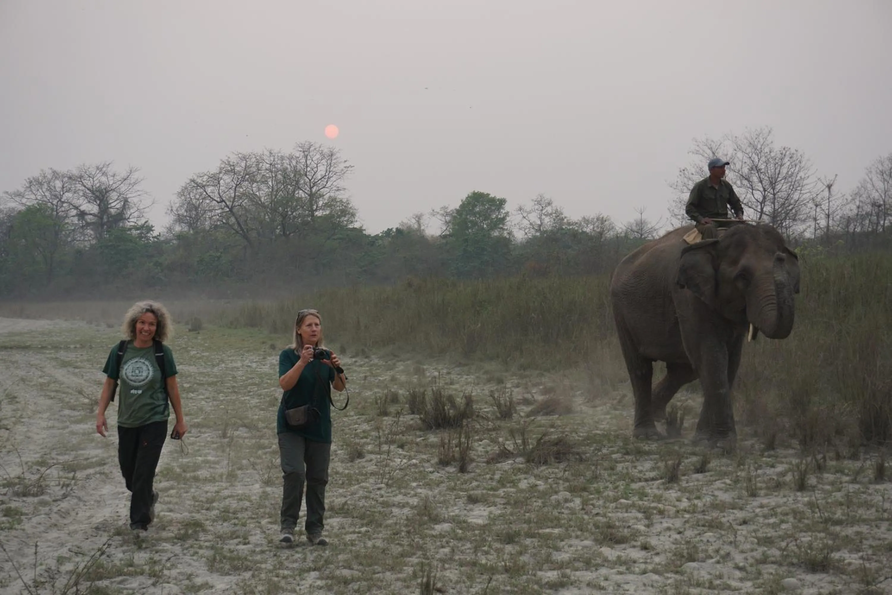 Hiking in Tiger Tops Tharu Lodge