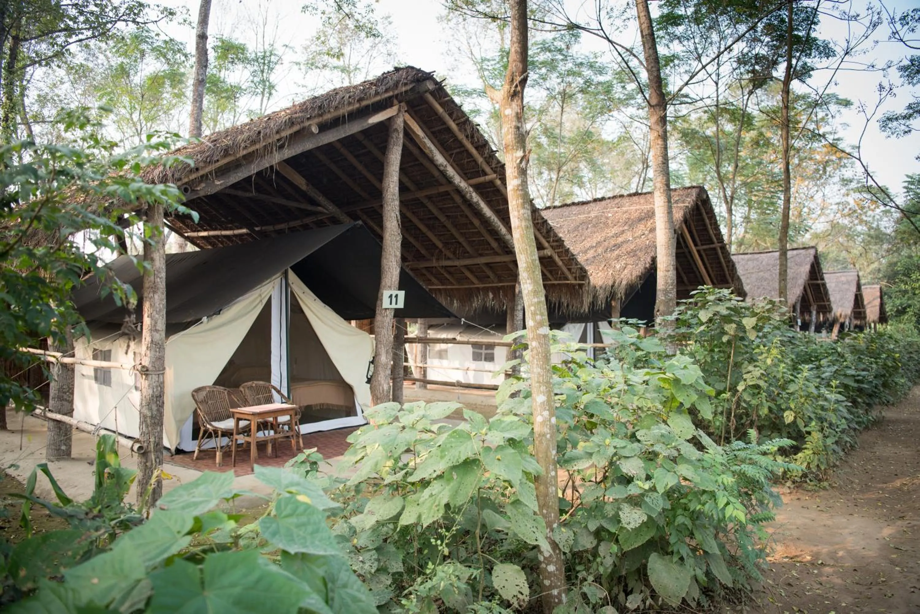 Property building in Tiger Tops Tharu Lodge