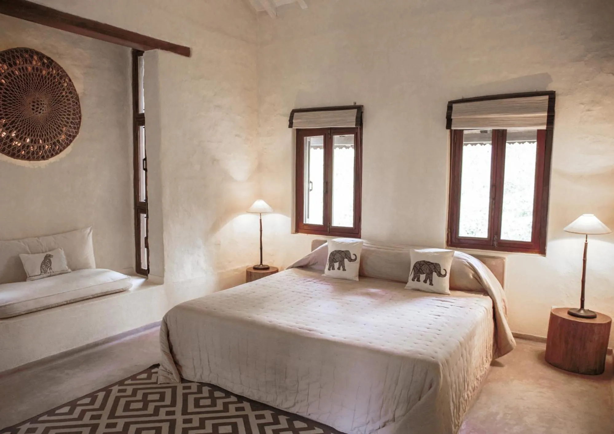 Bedroom, Bed in Tiger Tops Karnali Lodge