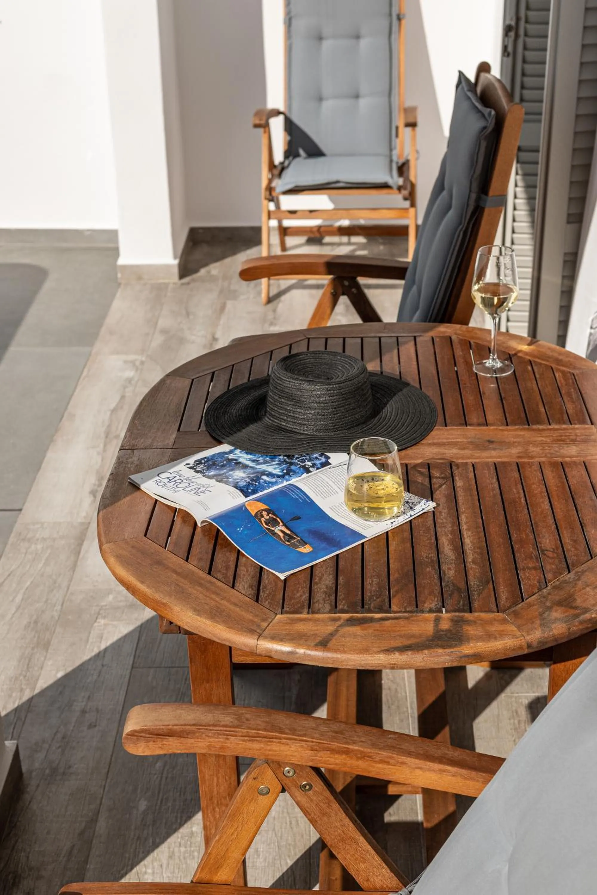Patio in Mariet Naxos Elegant Suites