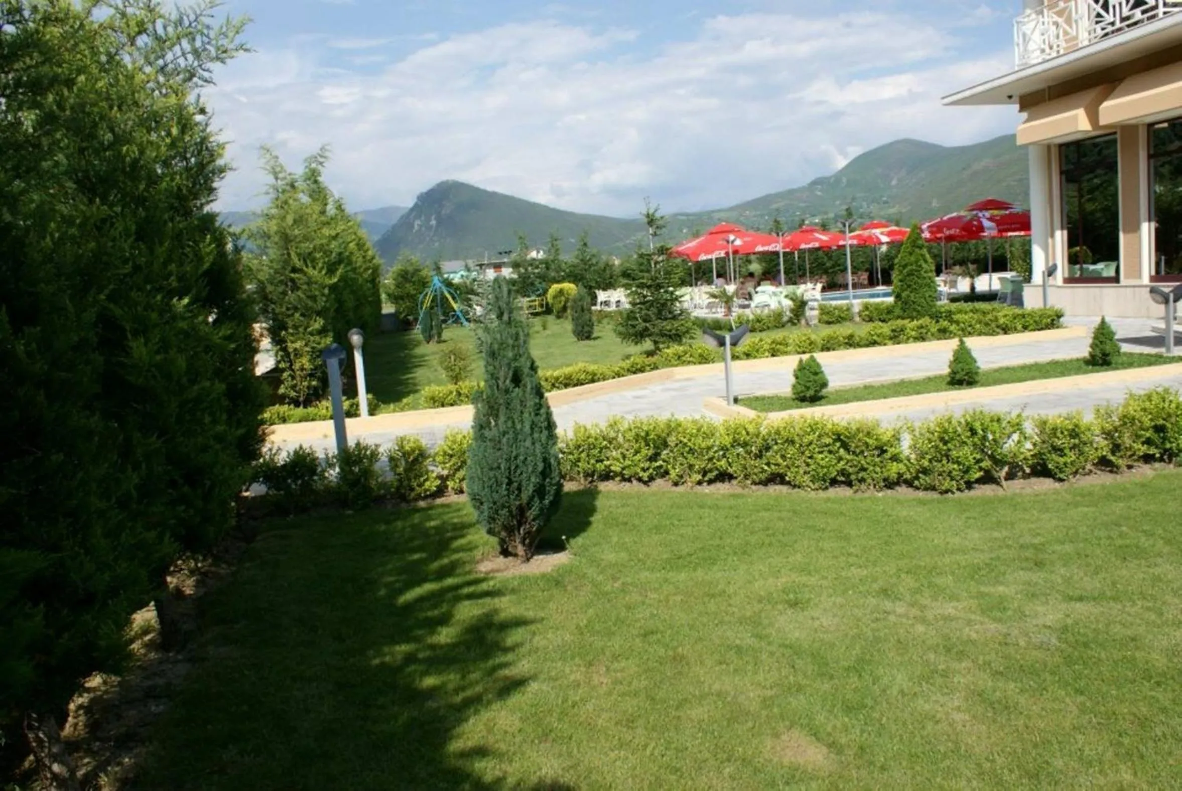 Garden in Hotel Colombo Elbasan