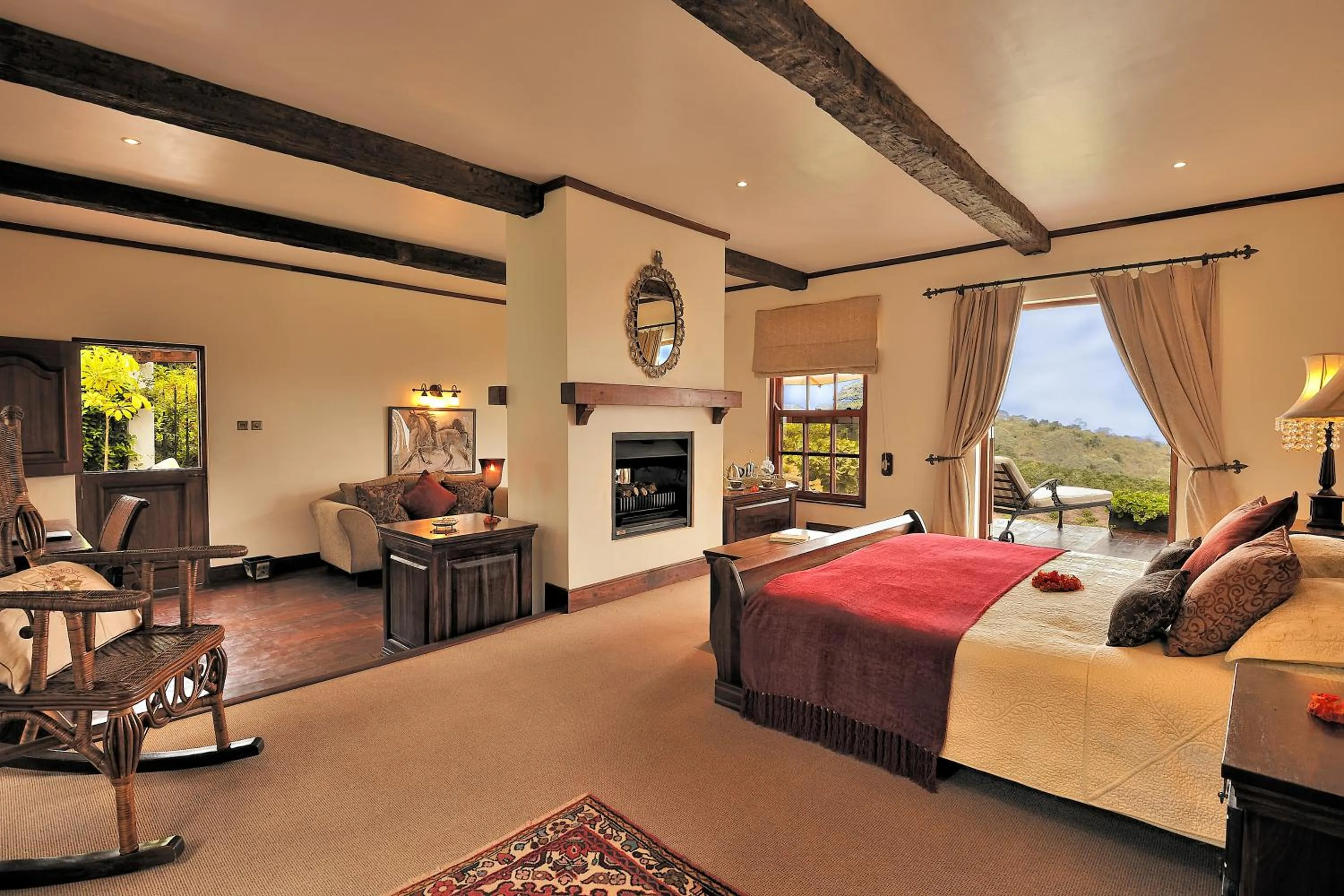 Photo of the whole room, Bed in The Manor at Ngorongoro