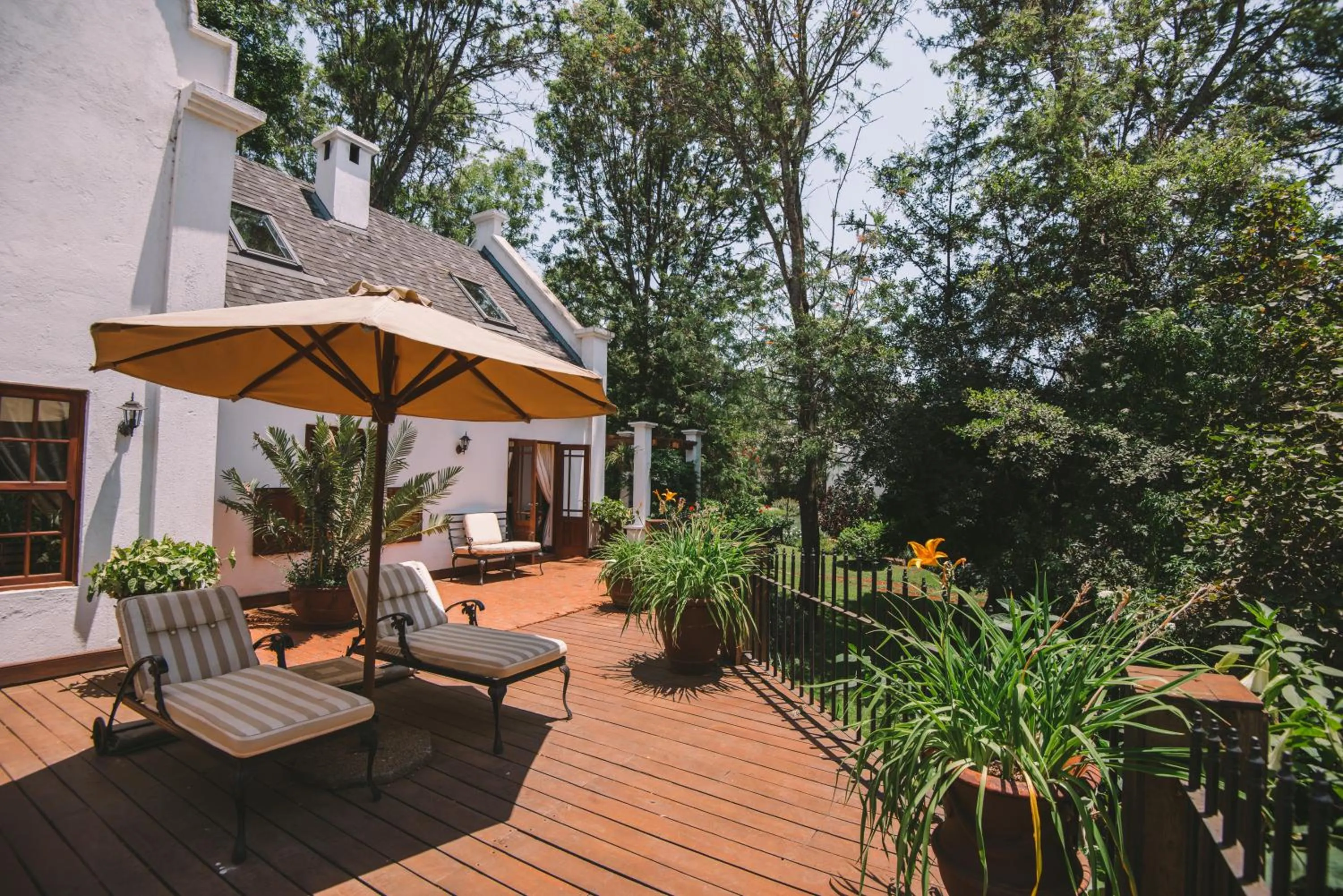 Patio in The Manor at Ngorongoro
