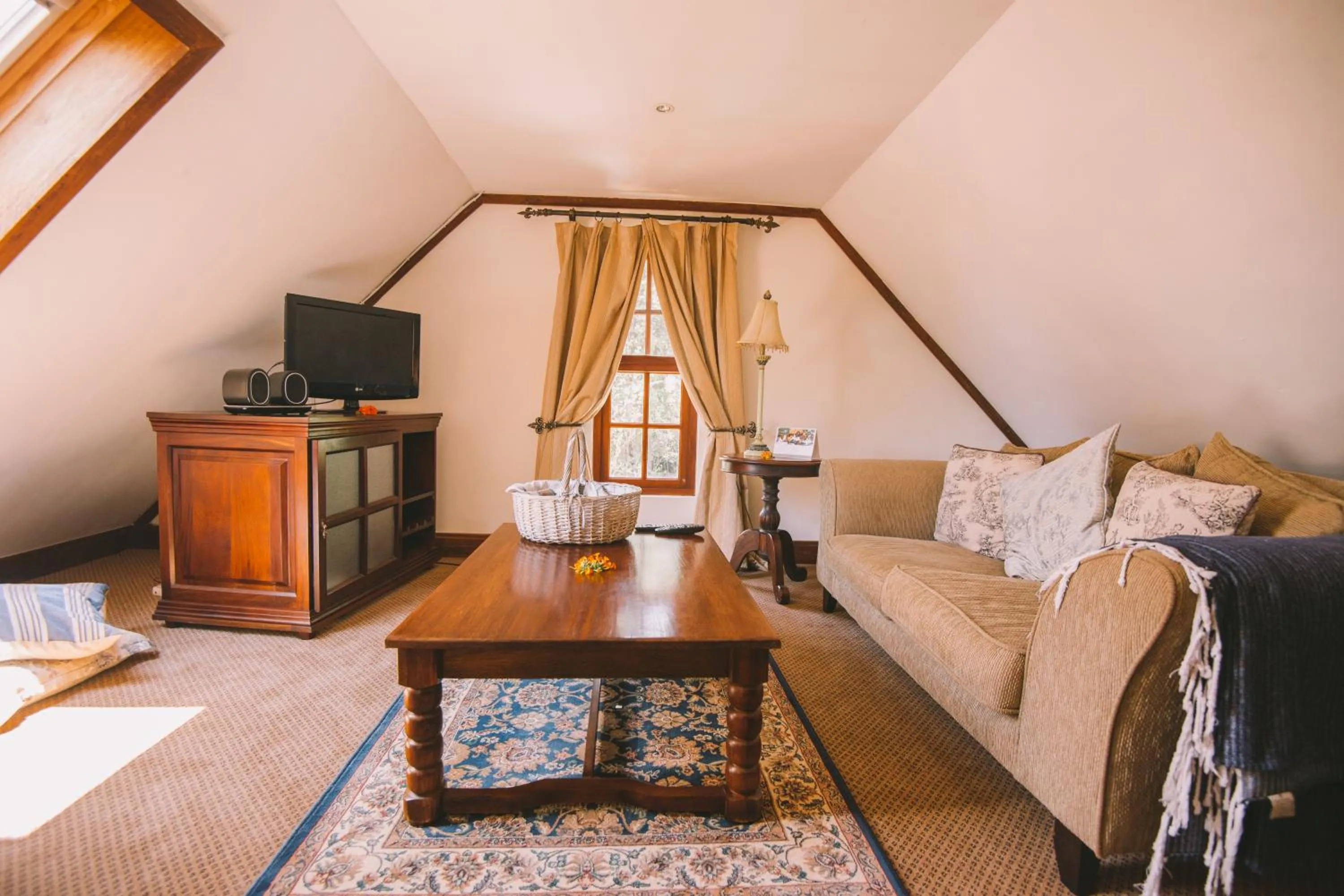 Living room in The Manor at Ngorongoro
